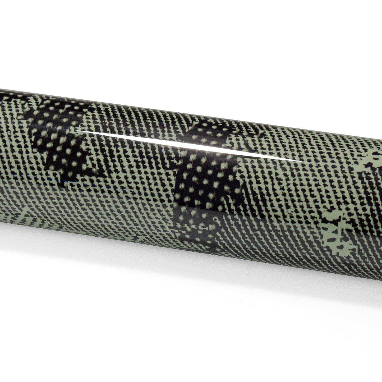 PET Camouflage Python Gloss Khaki Green Vinyl Wrap