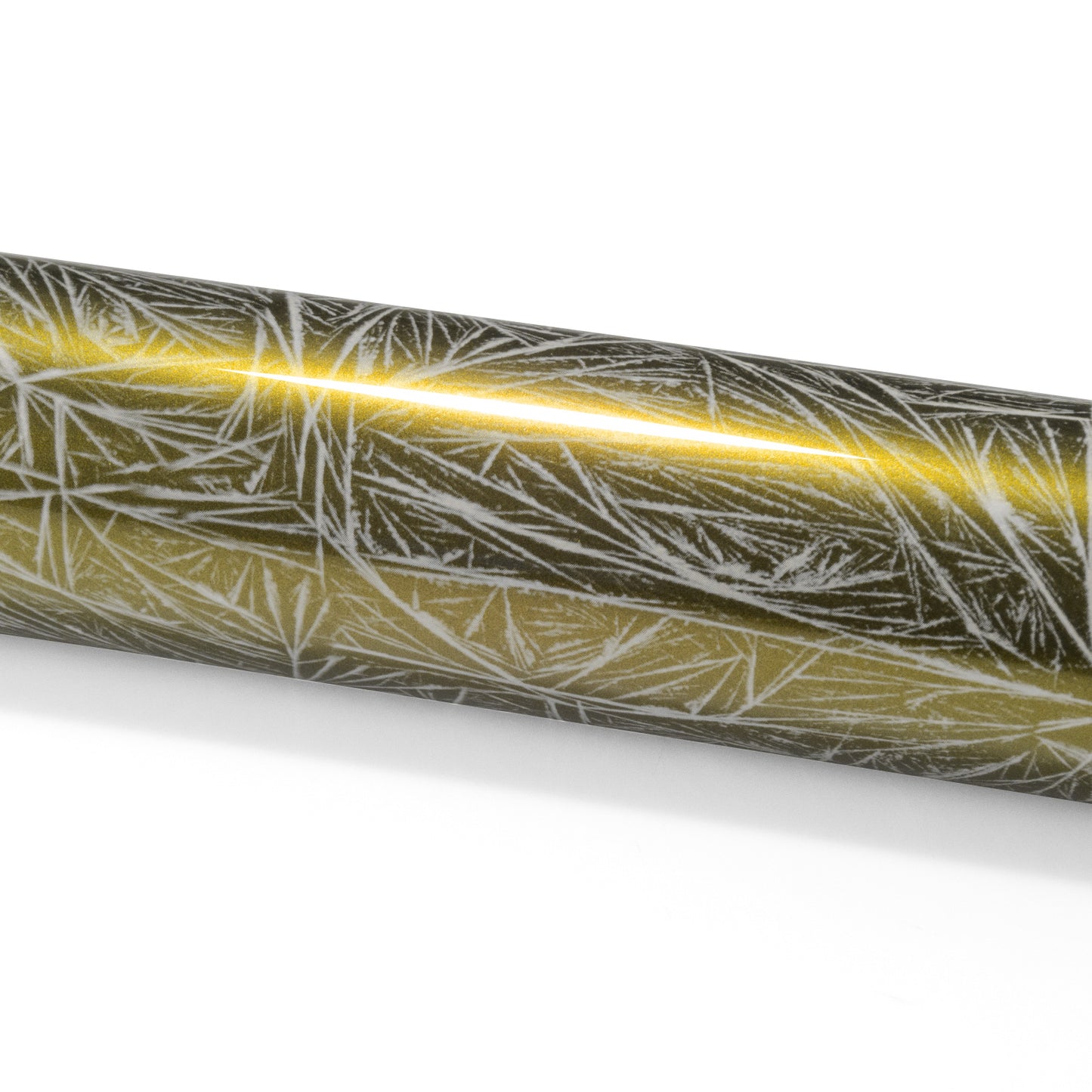 PET Glazed Arctic Shard Gloss Gray Gold Vinyl Wrap