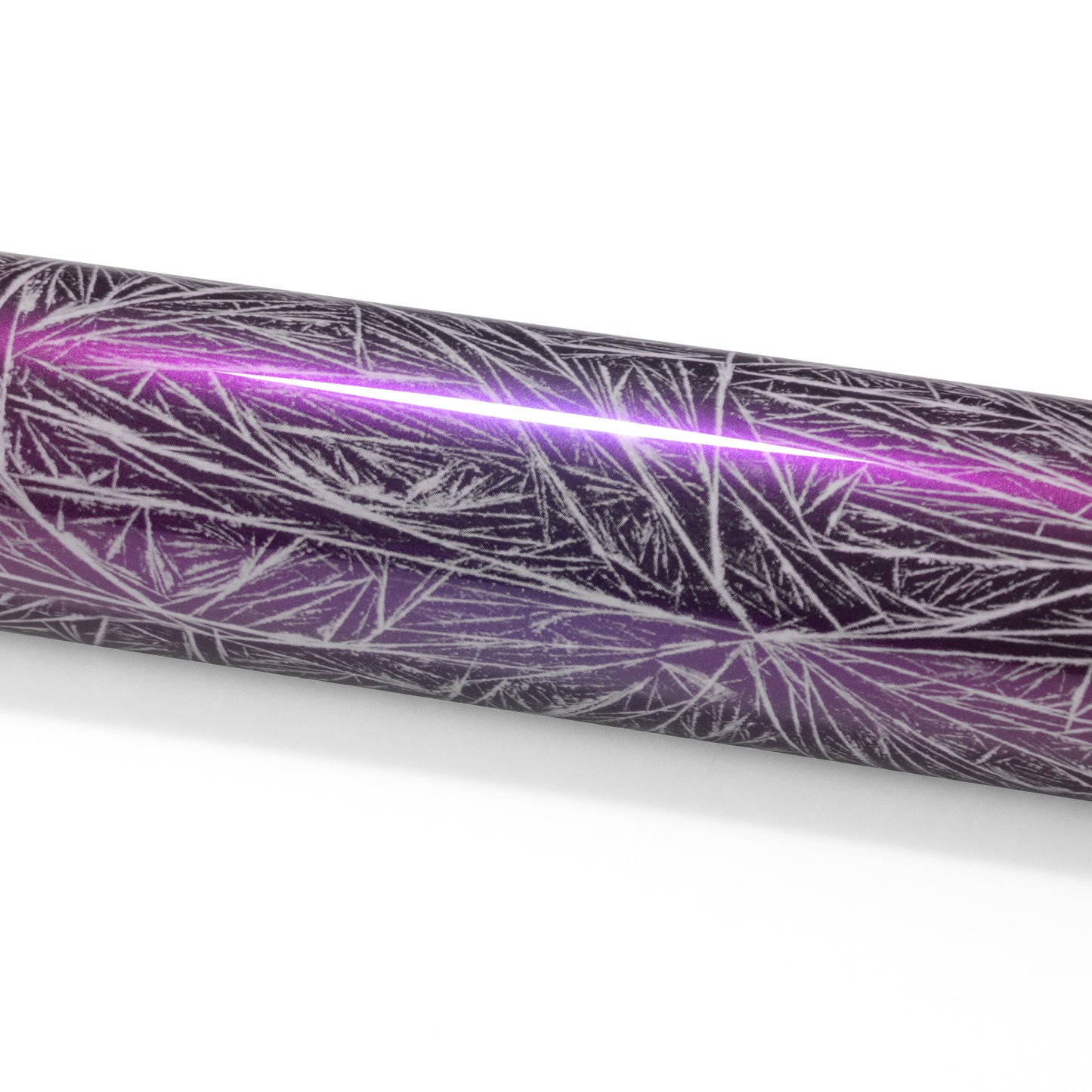 PET Glazed Arctic Shard Gloss Gray Purple Vinyl Wrap