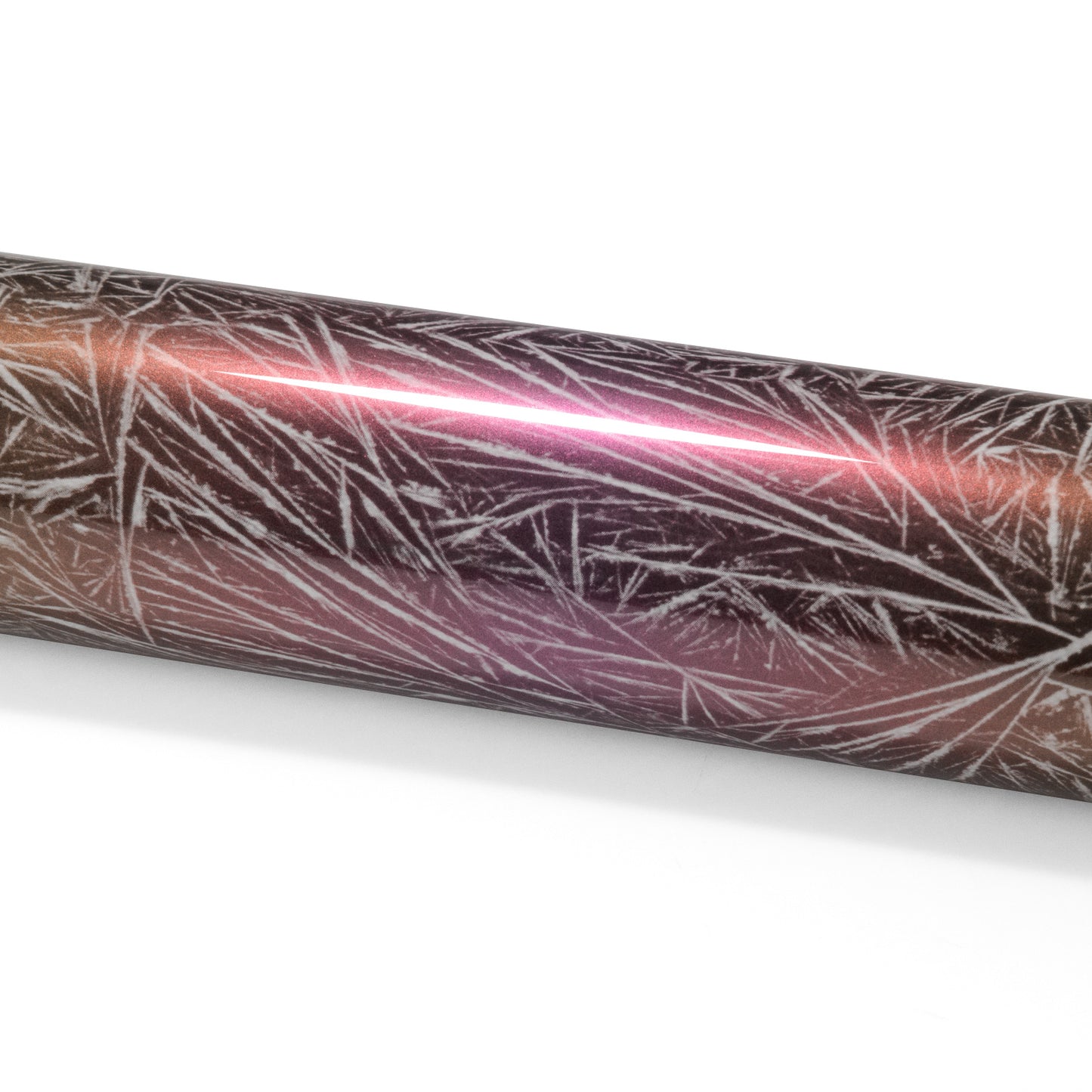 PET Glazed Arctic Shard Gloss Gray Red Vinyl Wrap