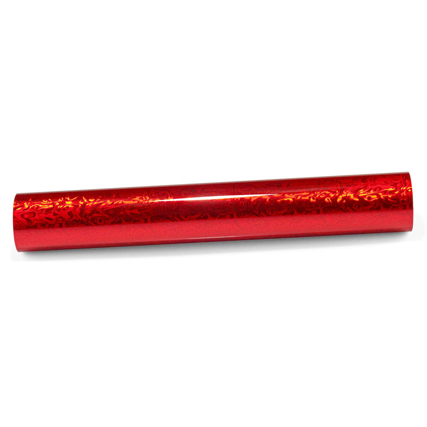 PET Damascus Forged Gloss Dark Red Vinyl Wrap
