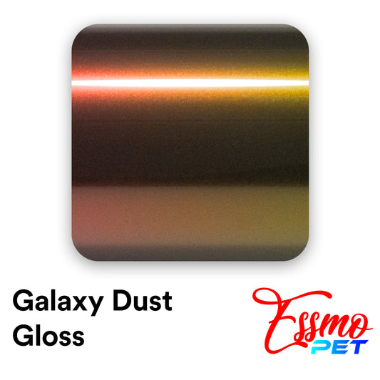 PET Galaxy Dust Gloss Phoenix Blaze Vinyl Wrap