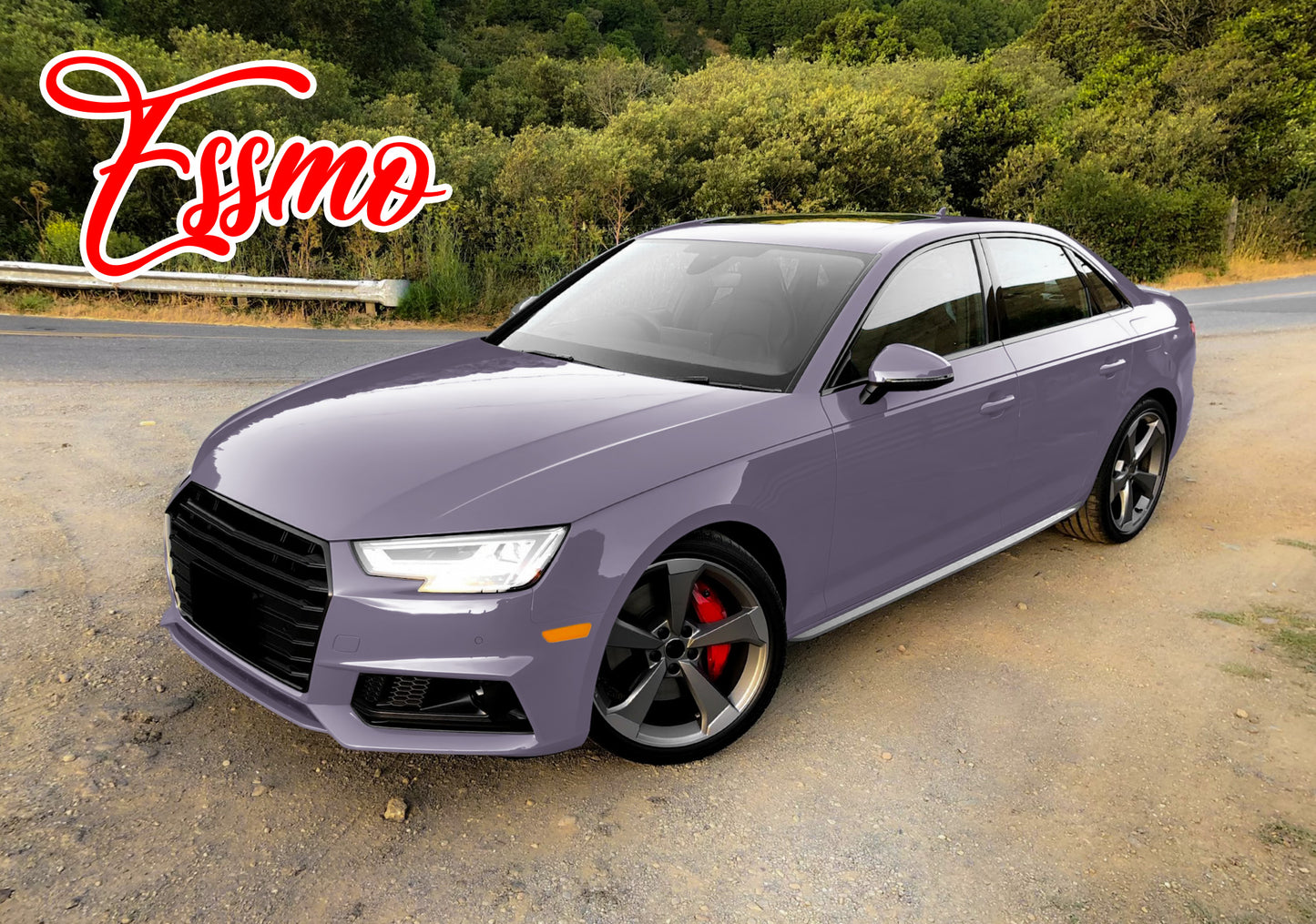 PET Super Gloss Provence Purple Vinyl Wrap