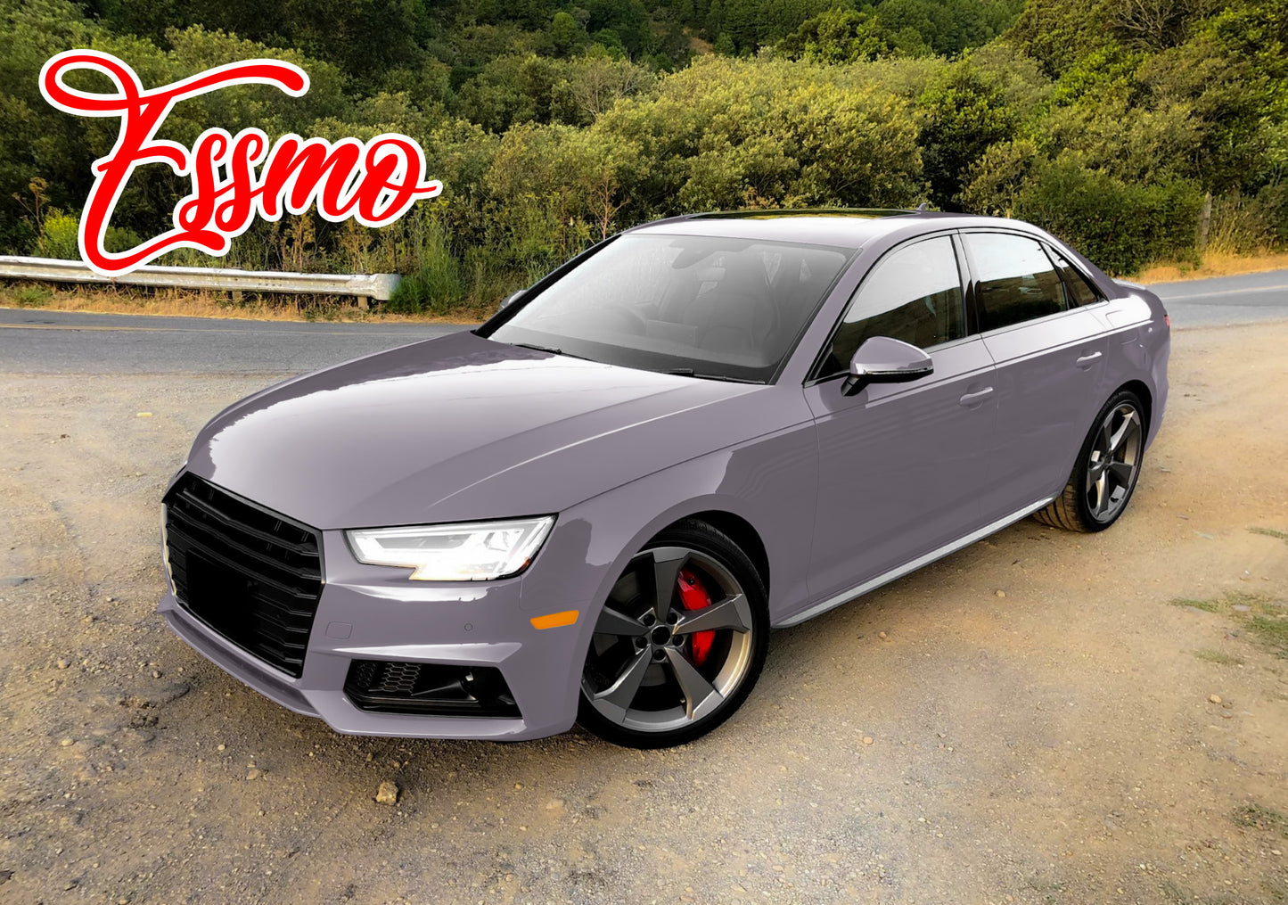 PET Super Gloss Pigeon Gray Vinyl Wrap