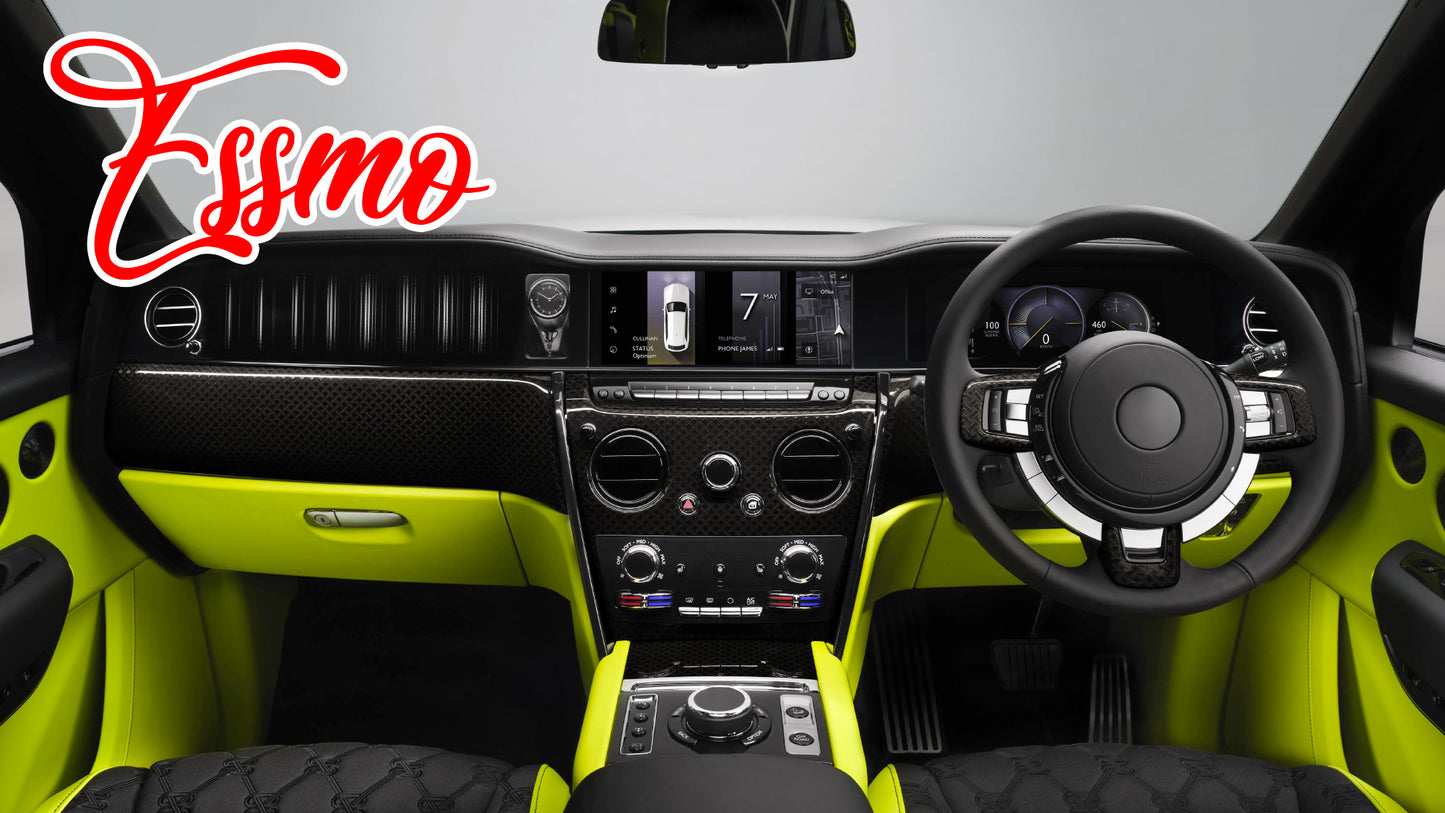 Nano TPF Carbon Fiber Gloss Infinity Woven Black Vinyl Wrap