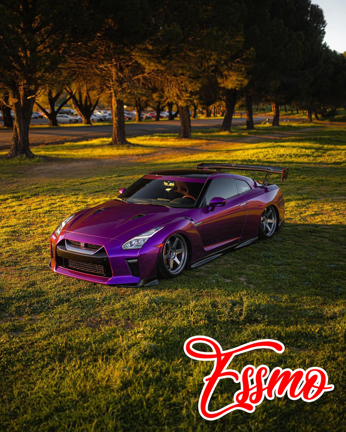 PET Super Gloss Metallic Magenta Purple Vinyl Wrap