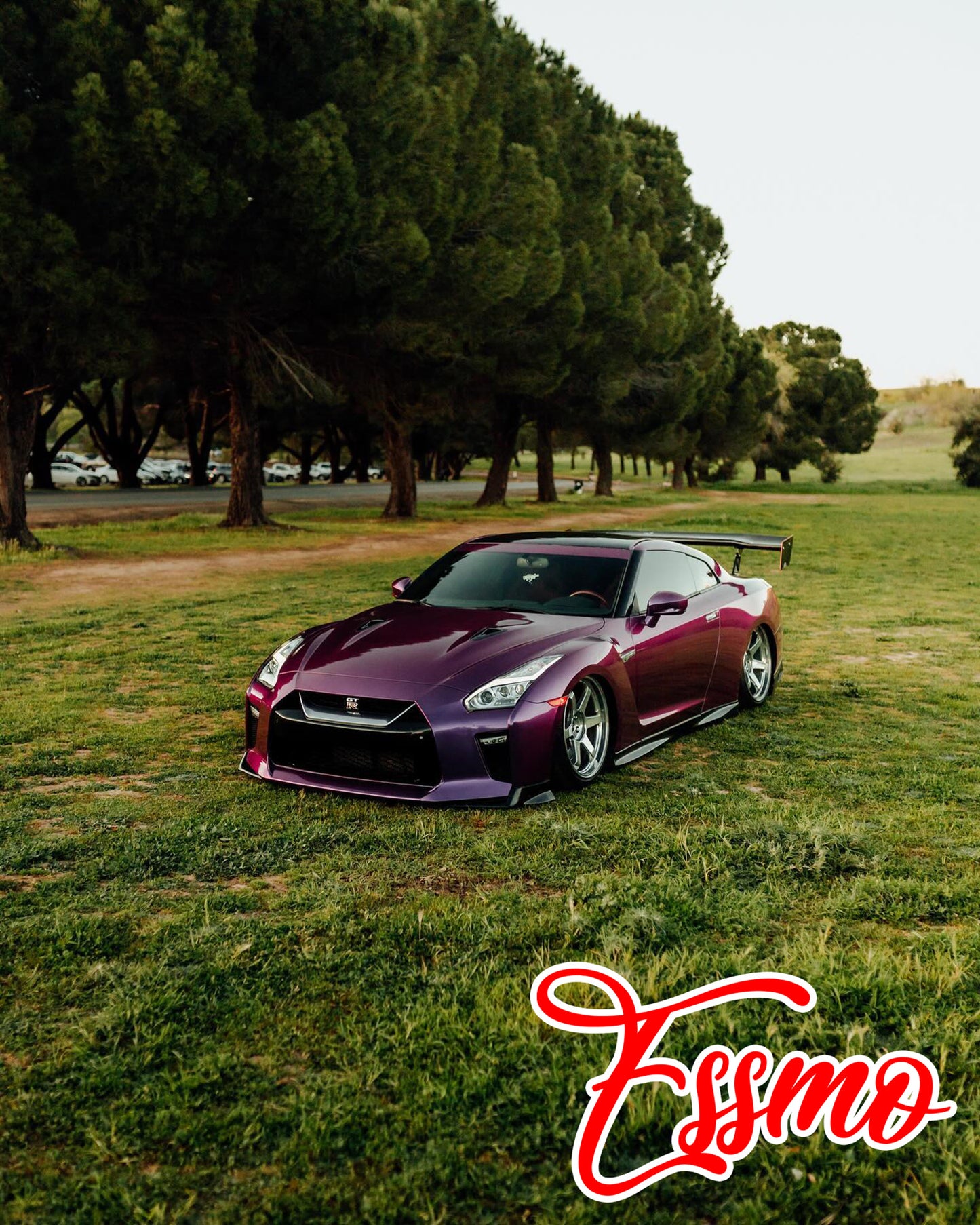 PET Super Gloss Metallic Magenta Purple Vinyl Wrap