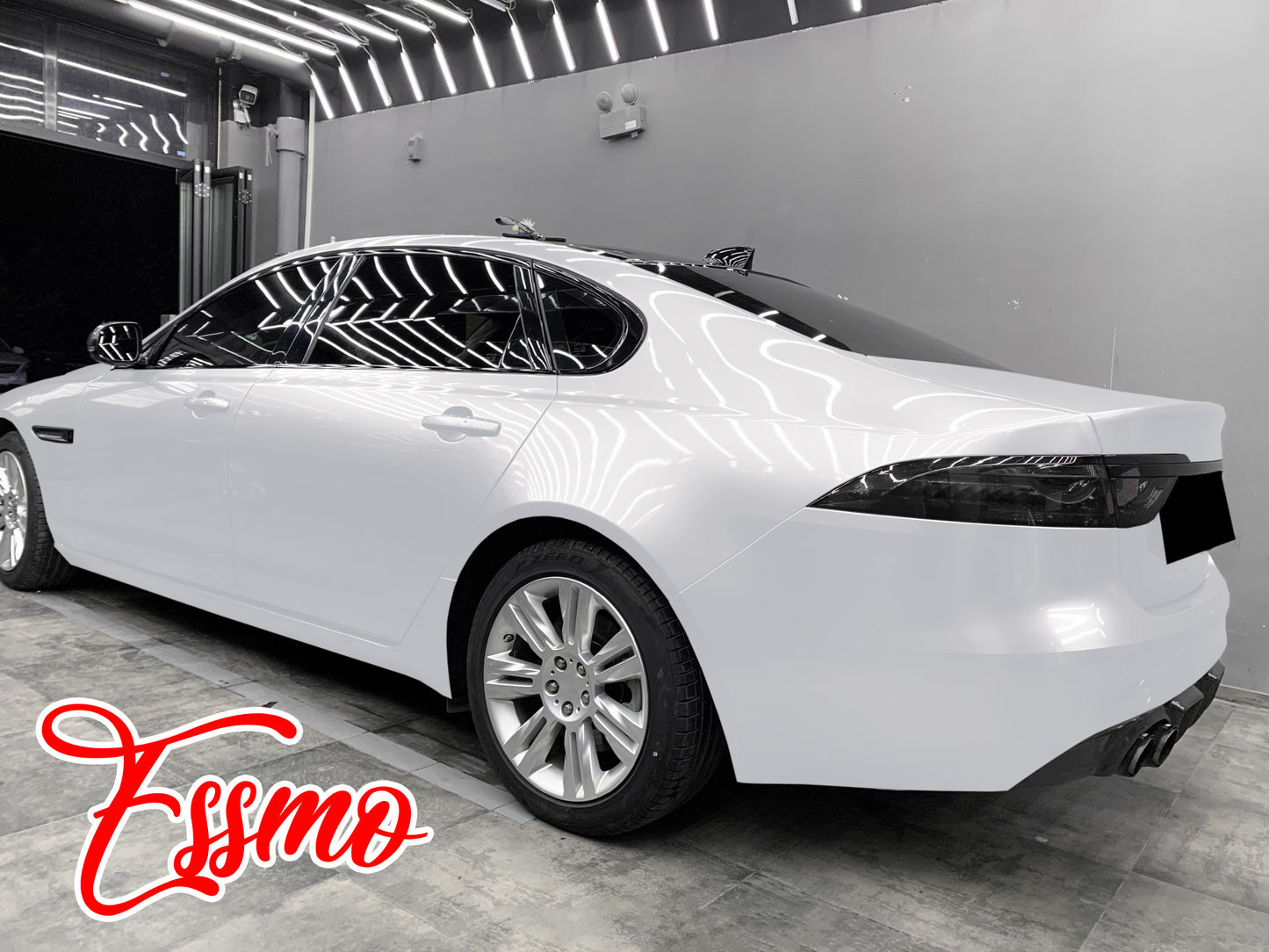 PET Pearl White Gloss White Vinyl Wrap