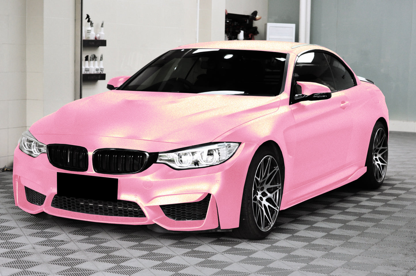 Galaxy Dust Matte Light Pink Gold Vinyl Wrap