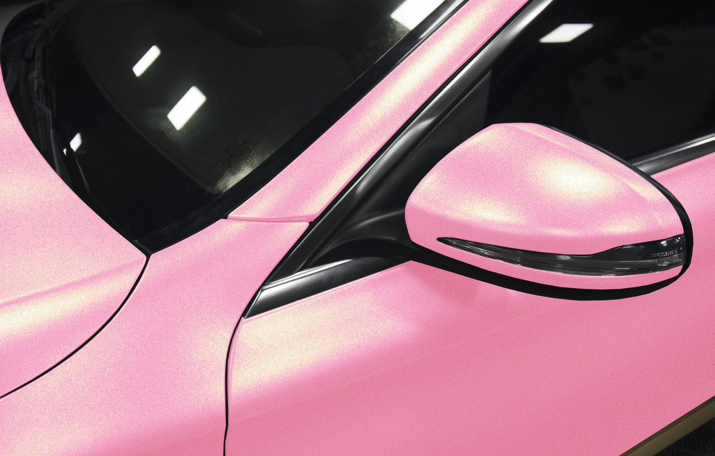Galaxy Dust Matte Light Pink Gold Vinyl Wrap