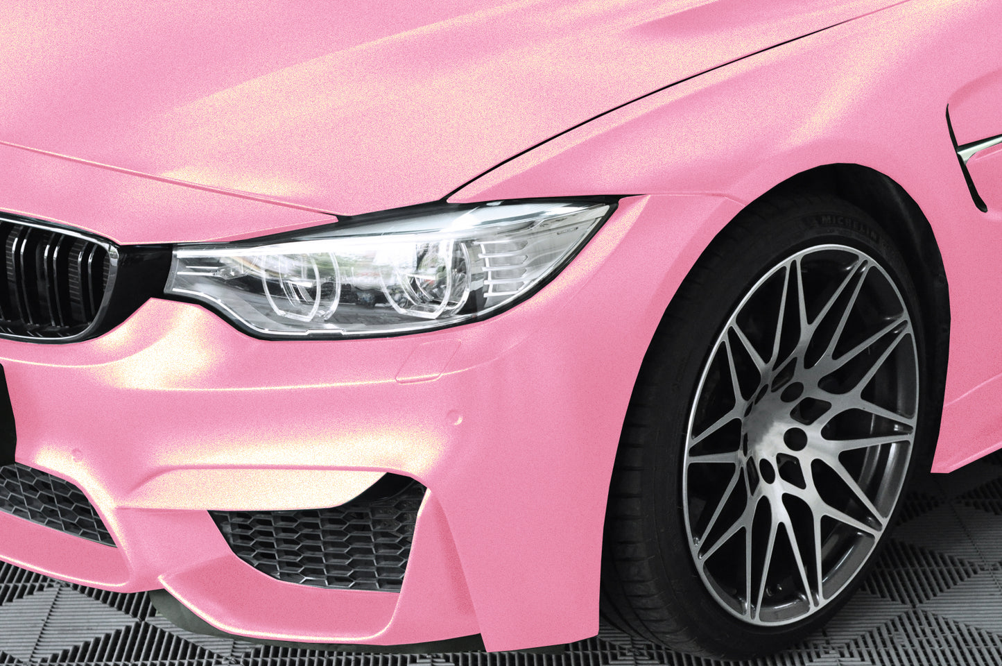 Galaxy Dust Matte Light Pink Gold Vinyl Wrap