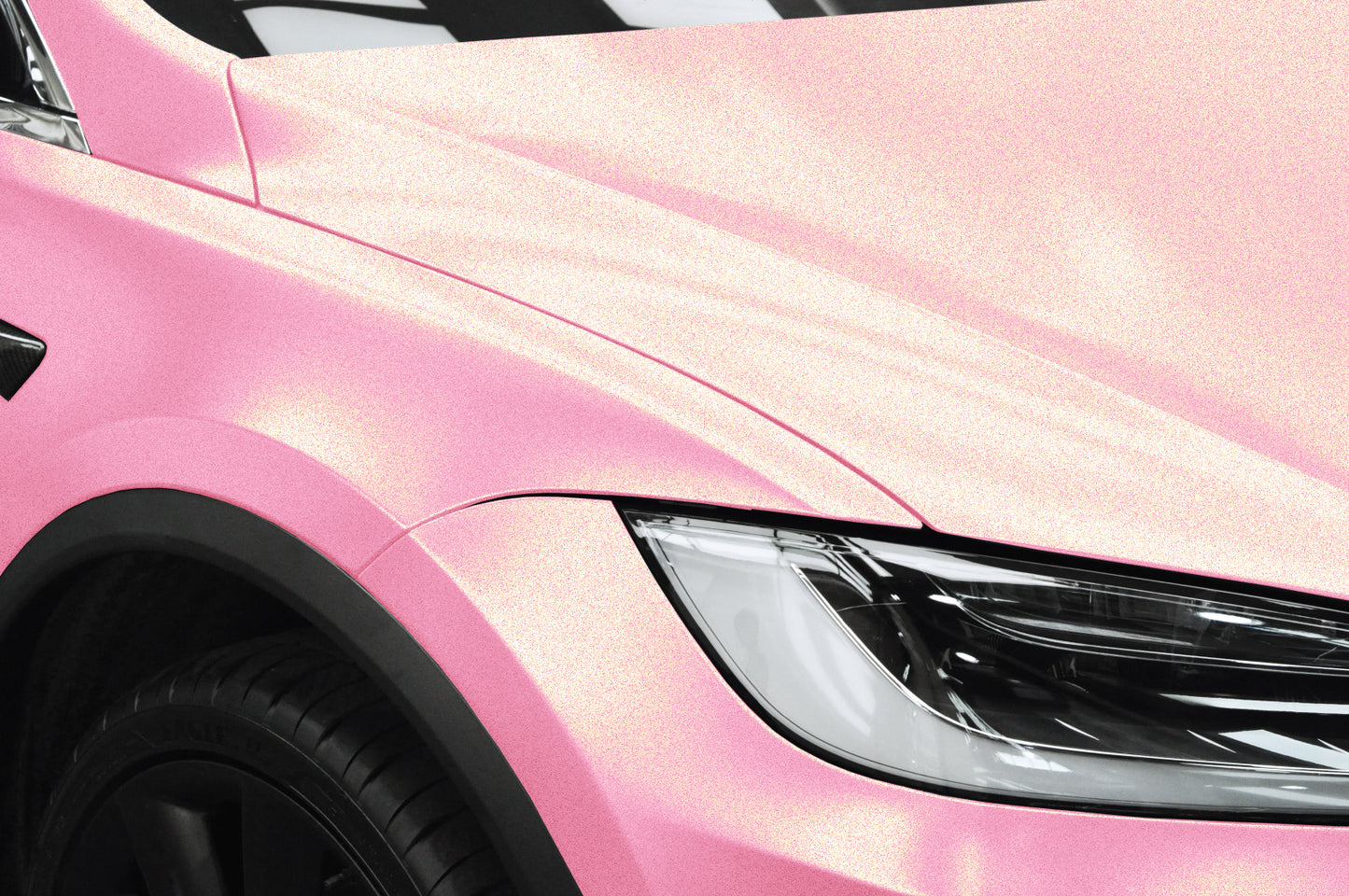 Galaxy Dust Matte Light Pink Gold Vinyl Wrap