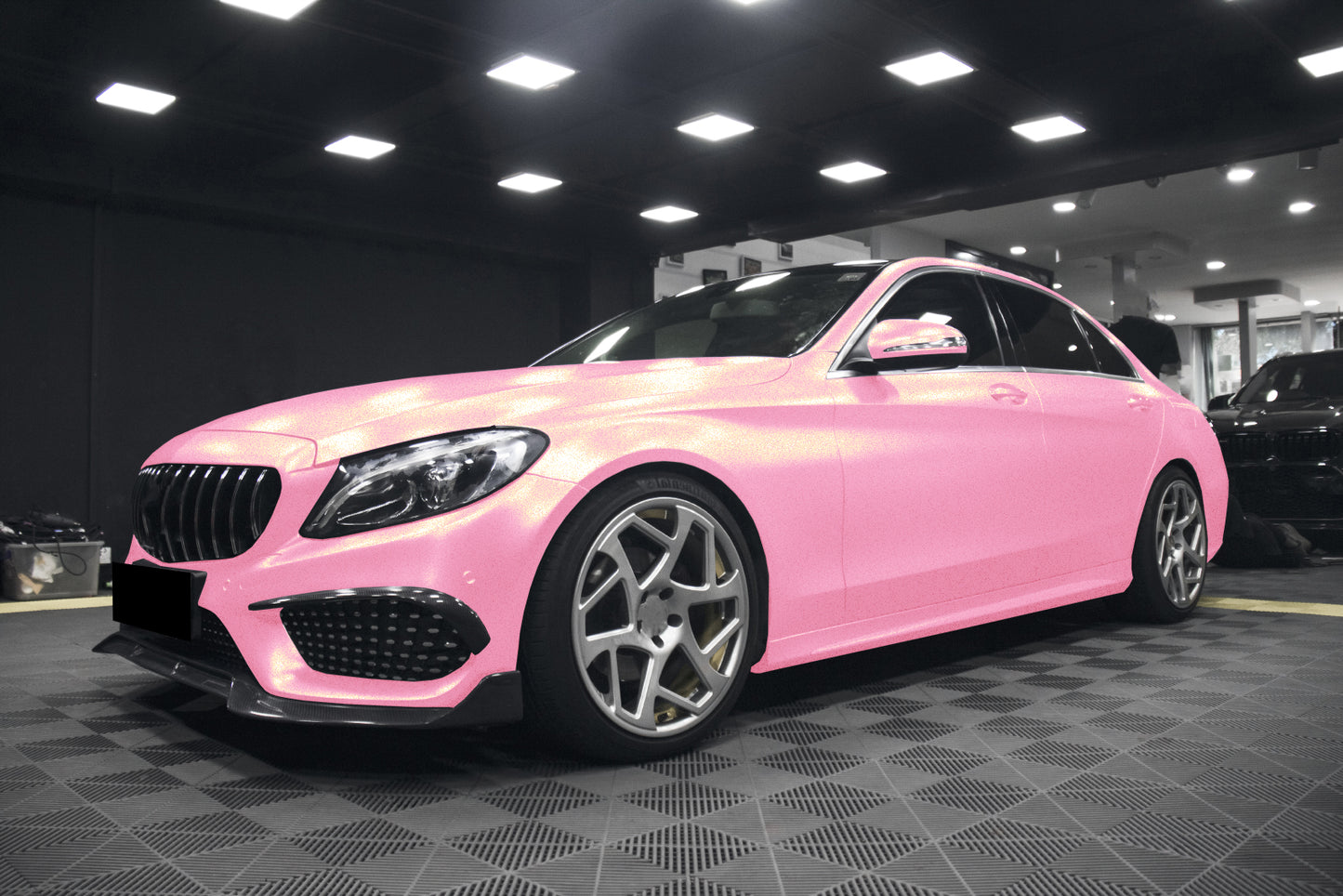 Galaxy Dust Matte Light Pink Gold Vinyl Wrap