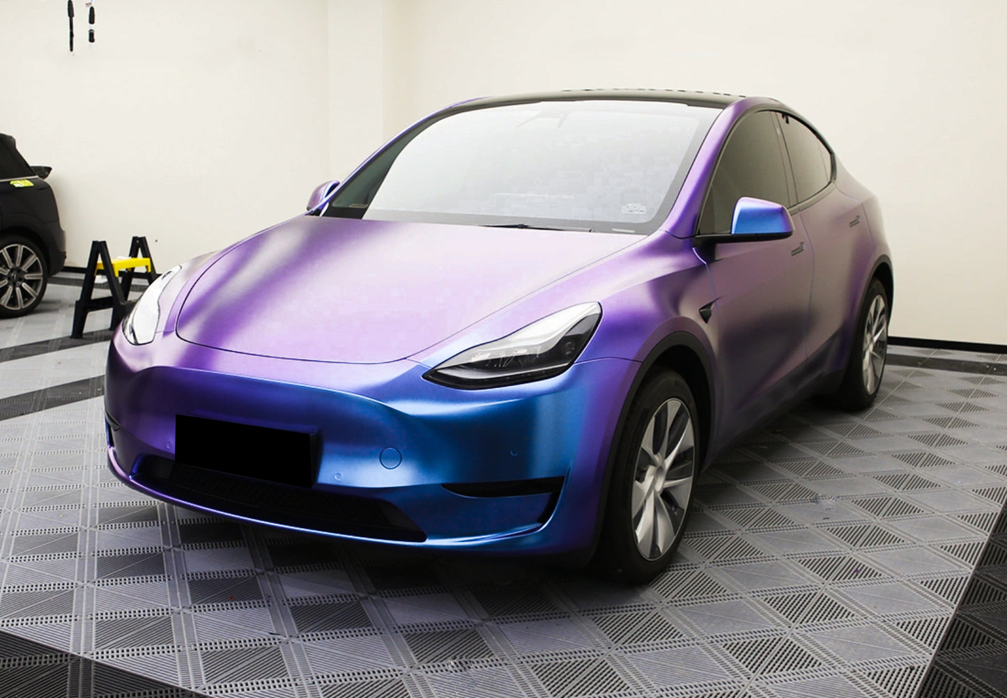 Galaxy Dust Matte Purple Blue Vinyl Wrap