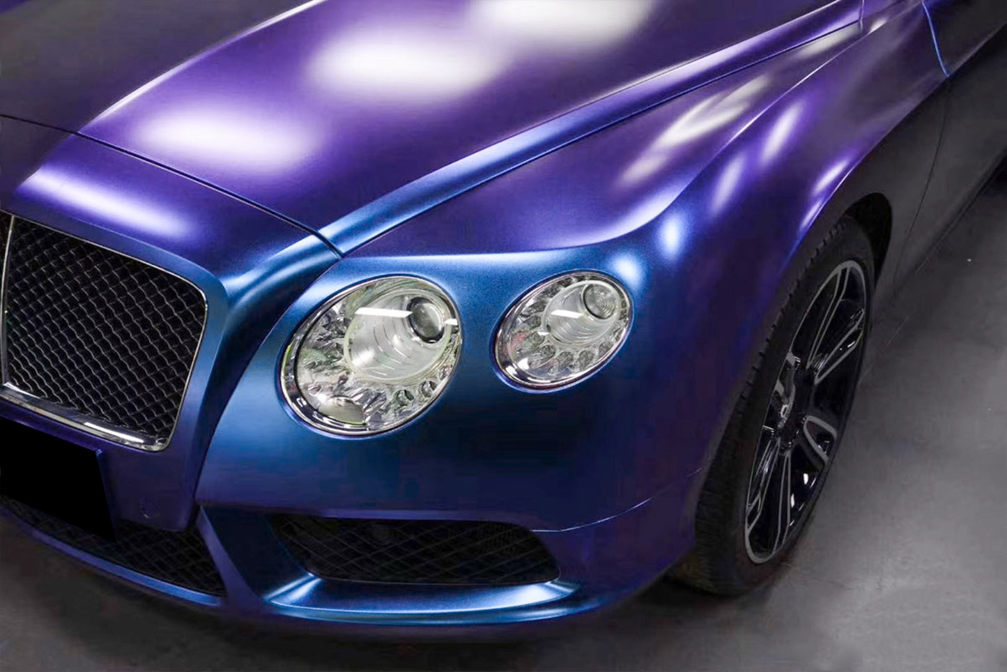 Galaxy Dust Matte Purple Blue Vinyl Wrap
