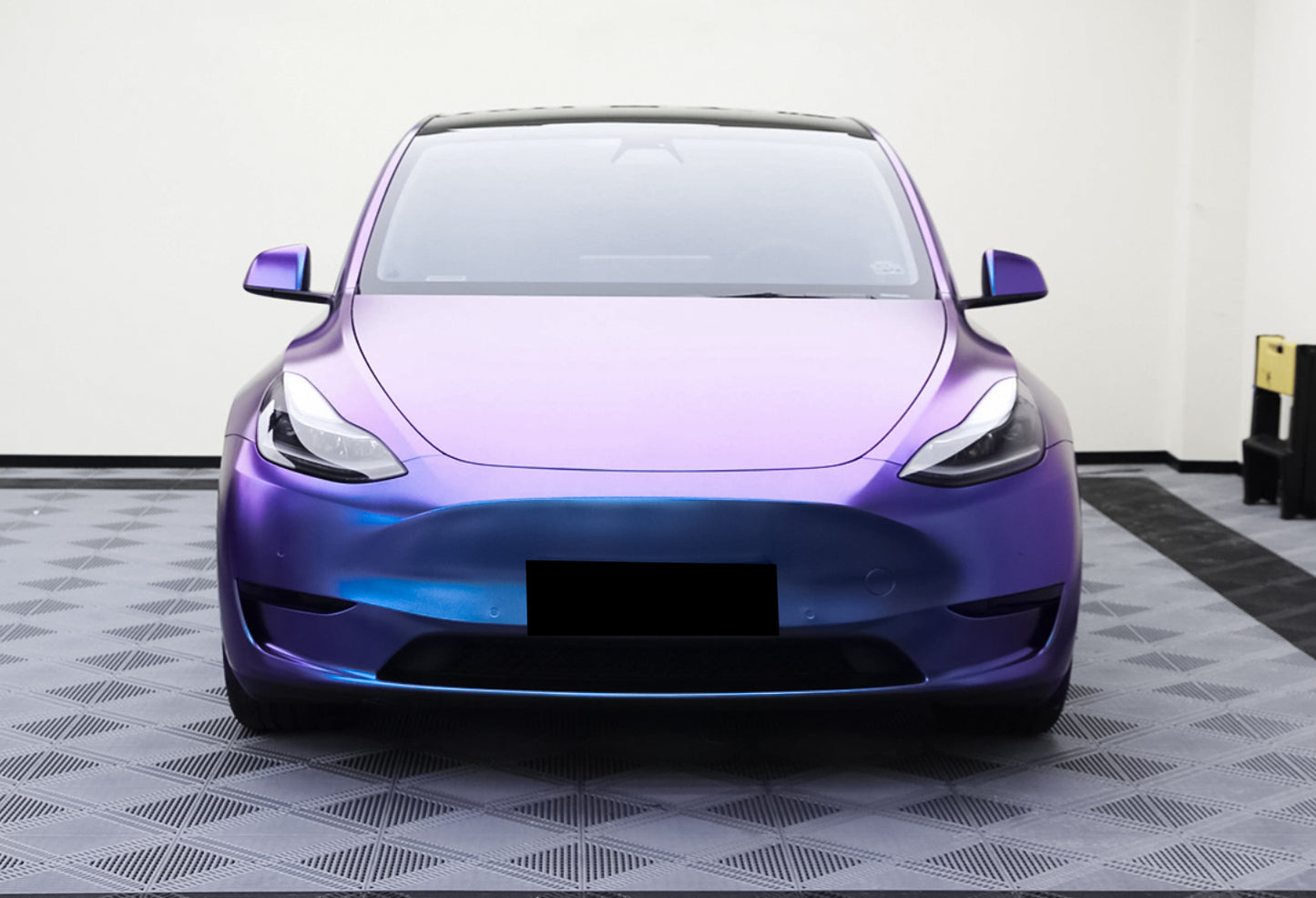 Galaxy Dust Matte Purple Blue Vinyl Wrap