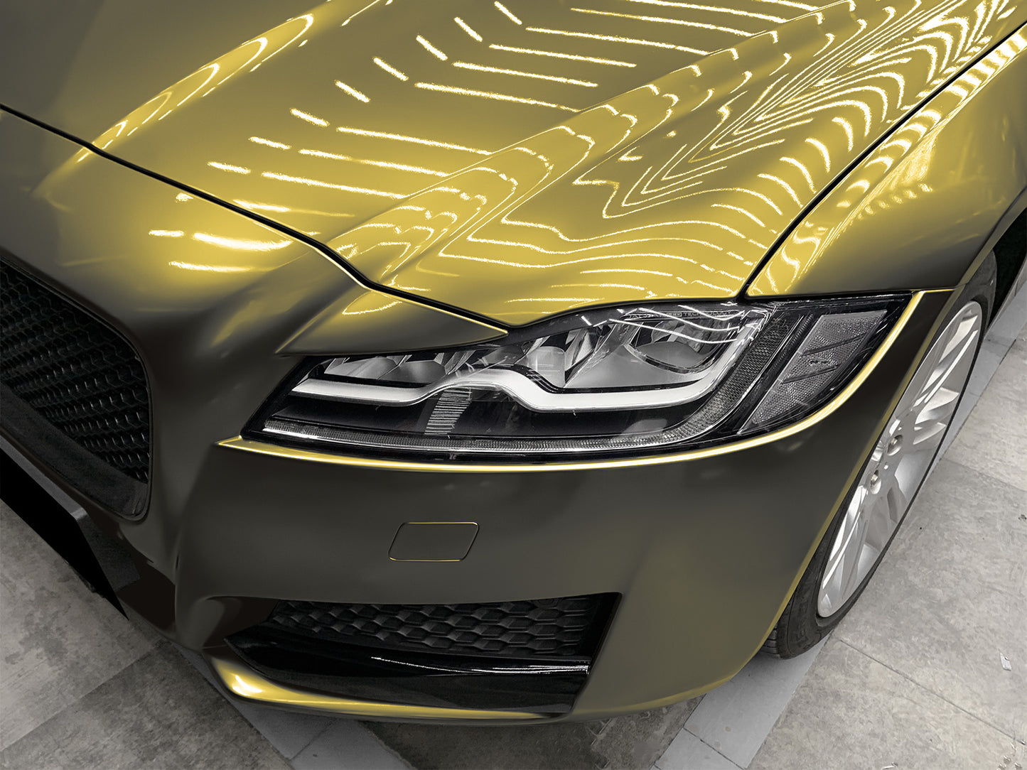 Super Gloss Metallic Bond Gold Vinyl Wrap