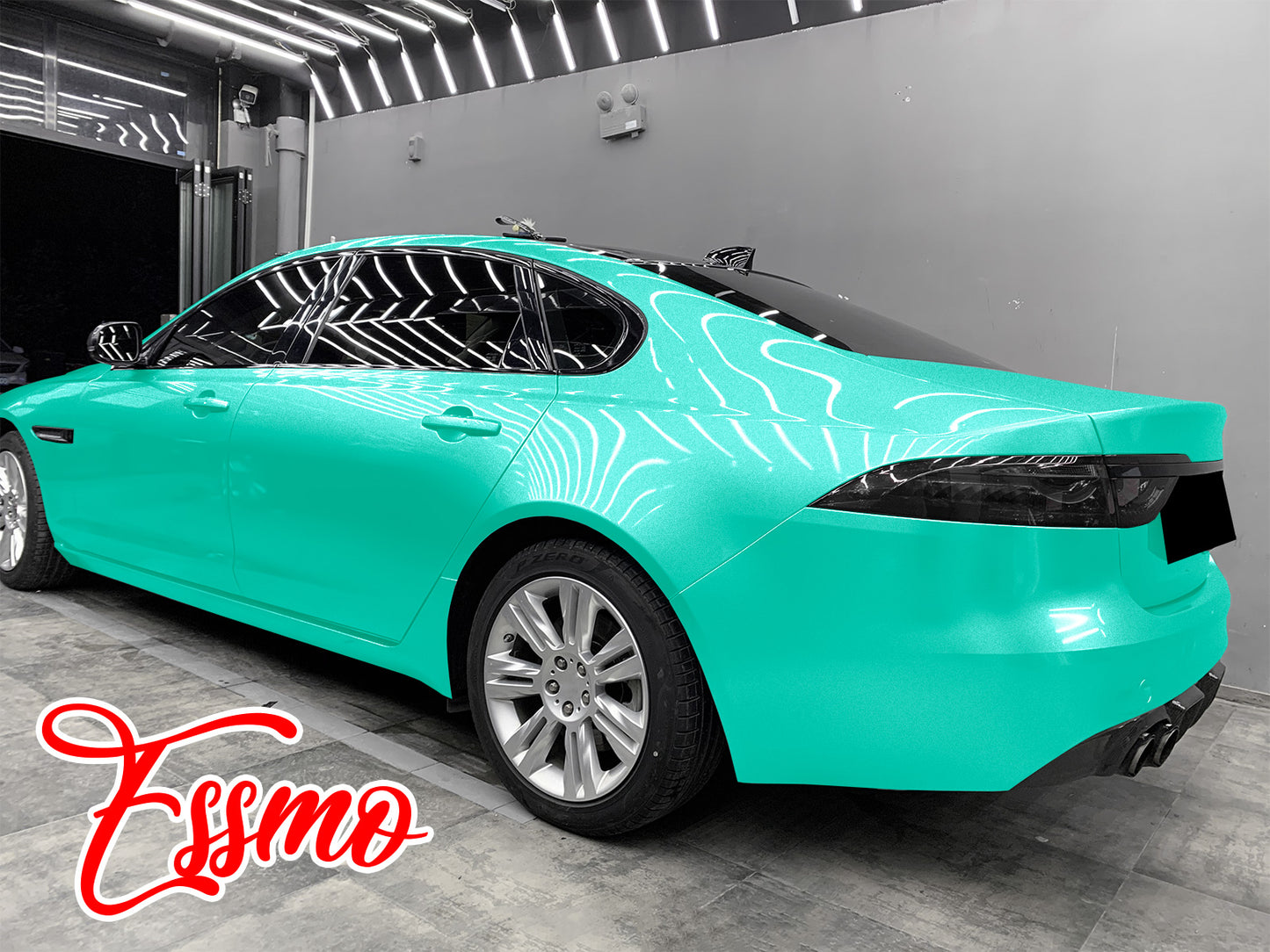 PET Super Gloss Metallic Teal Vinyl Wrap Vinyl Wrap