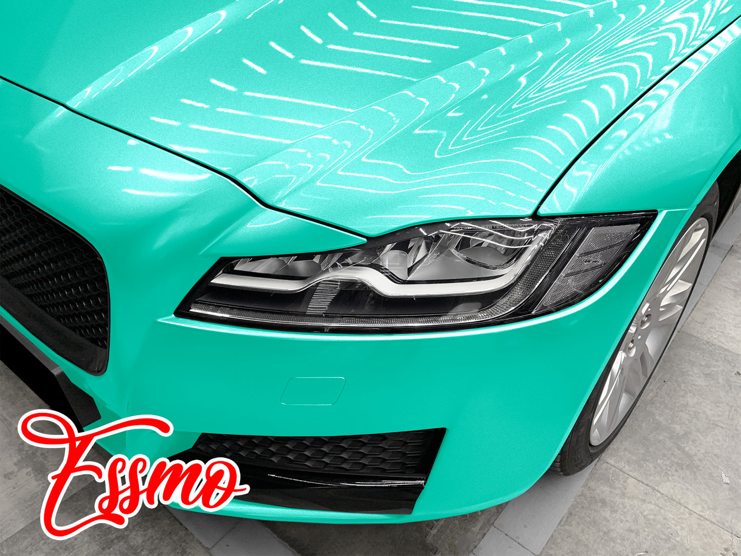 PET Super Gloss Metallic Teal Vinyl Wrap Vinyl Wrap