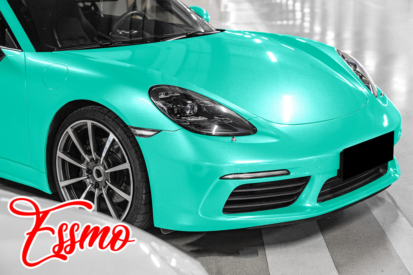 PET Super Gloss Metallic Teal Vinyl Wrap Vinyl Wrap