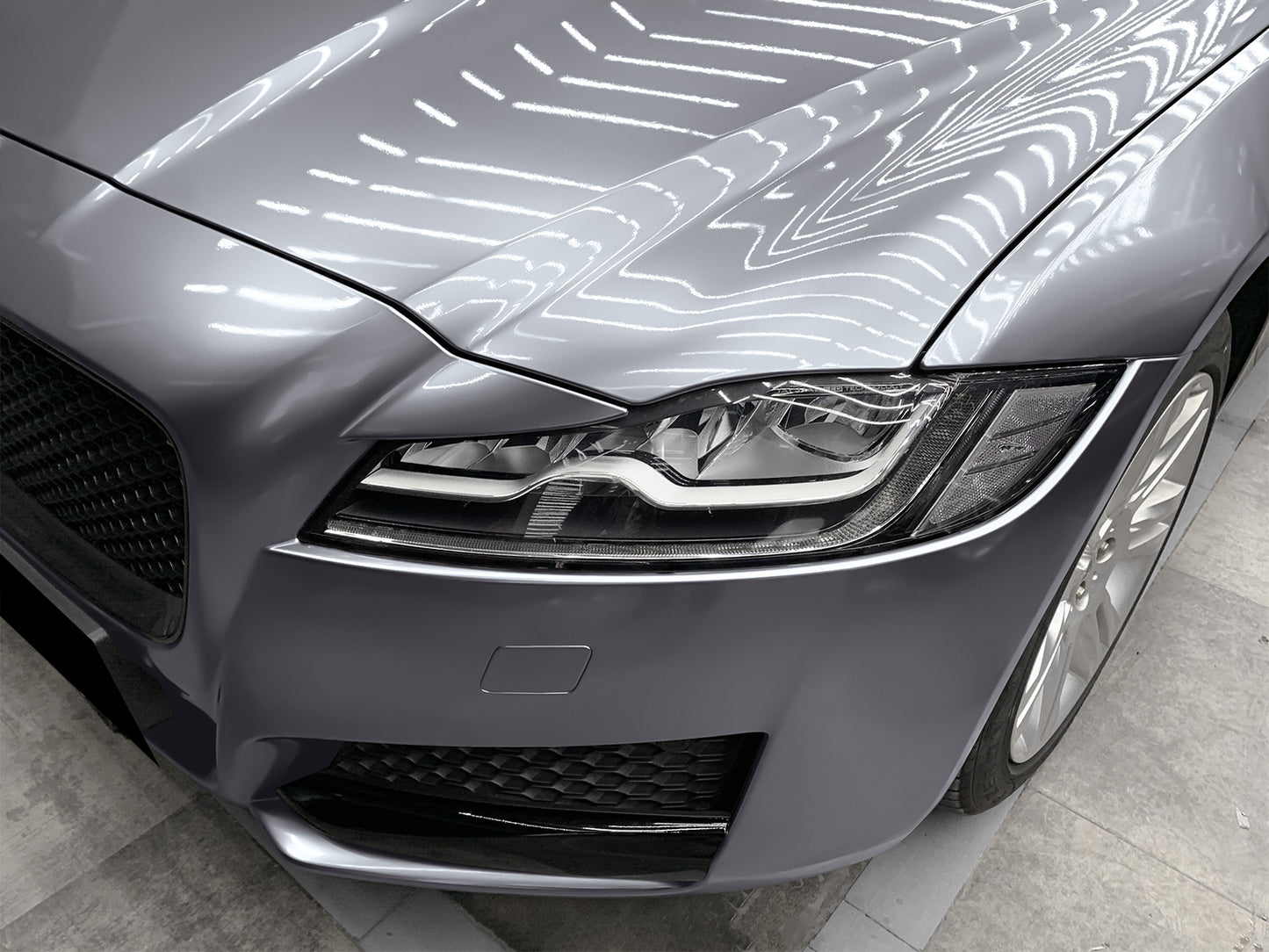 Super Gloss Metallic Shadow Gray Vinyl Wrap