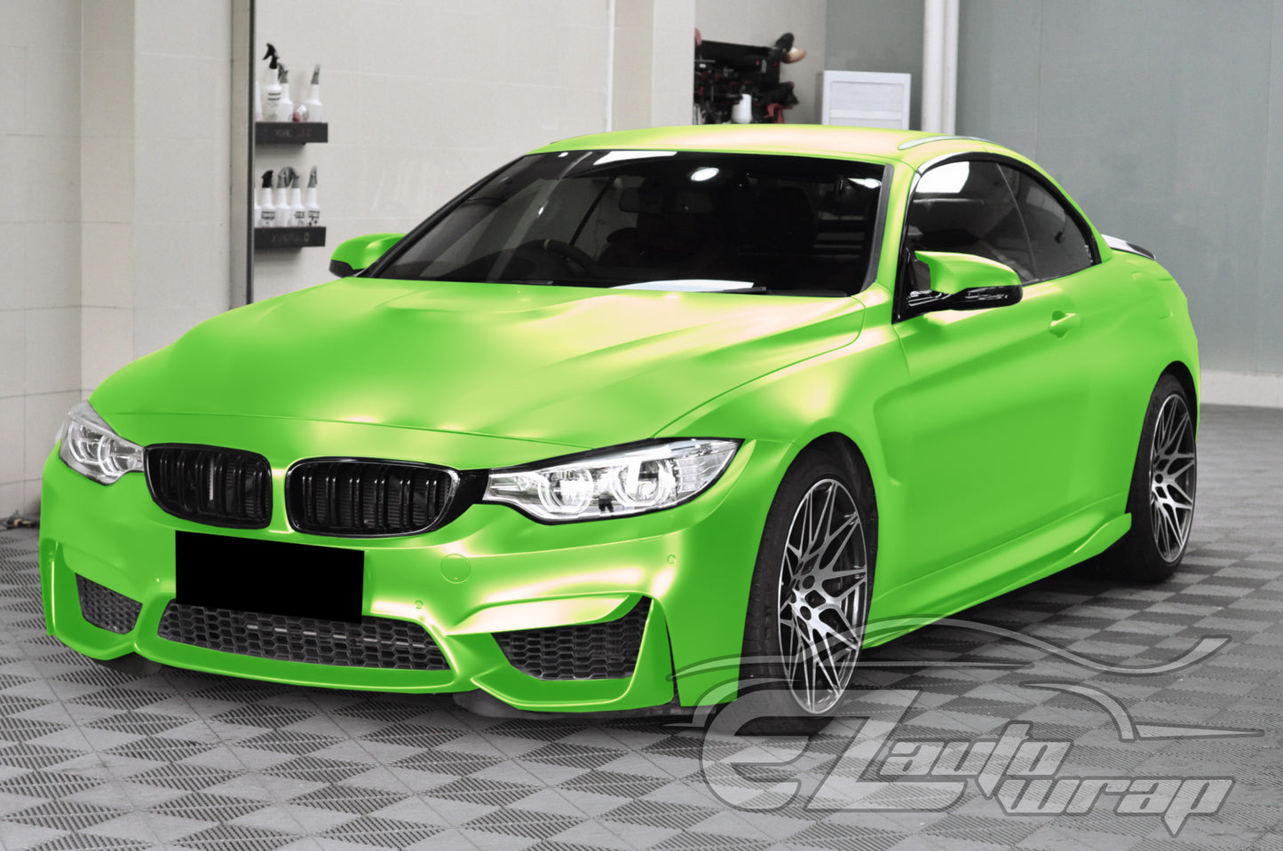 Coral Matte Gold Green Vinyl Wrap