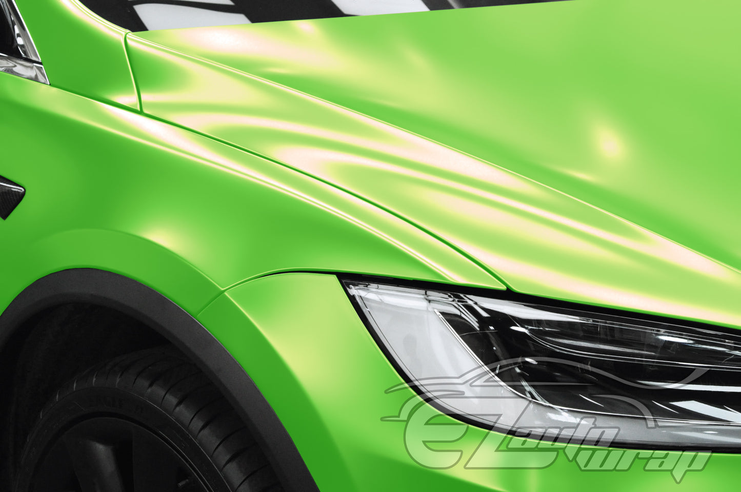 Coral Matte Gold Green Vinyl Wrap