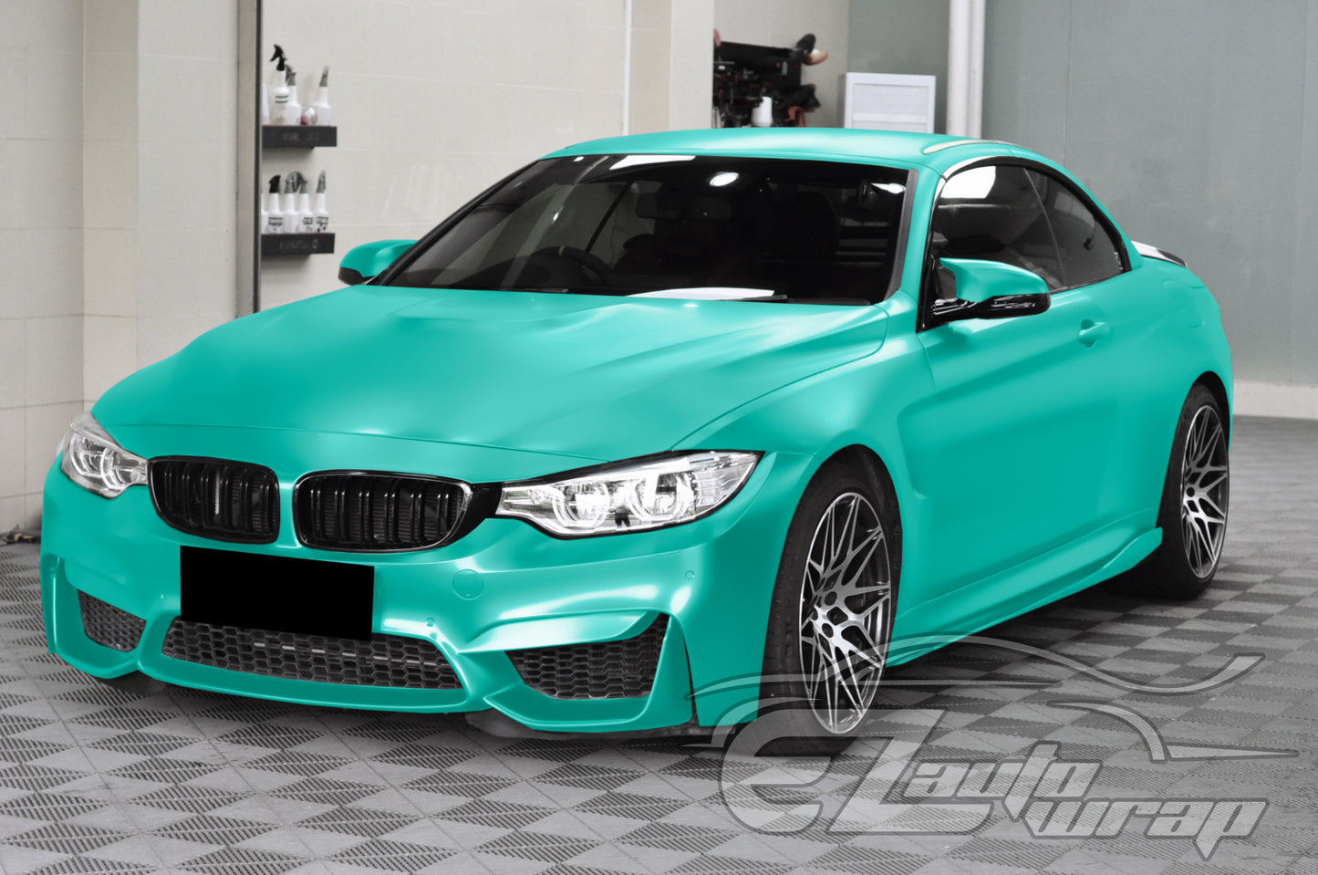 Matte Metallic Satin Pearl Lake Green Vinyl Wrap