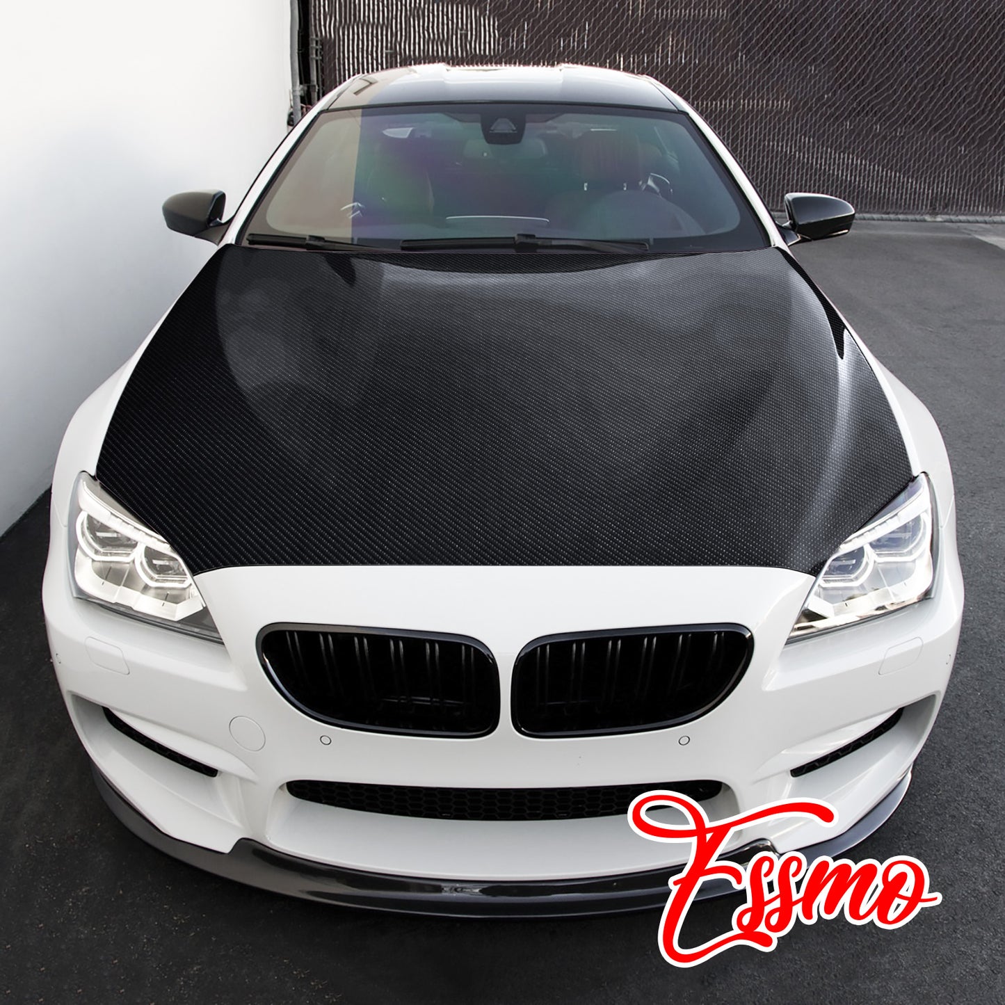 7D Carbon Fiber Low Tack Black Vinyl Wrap