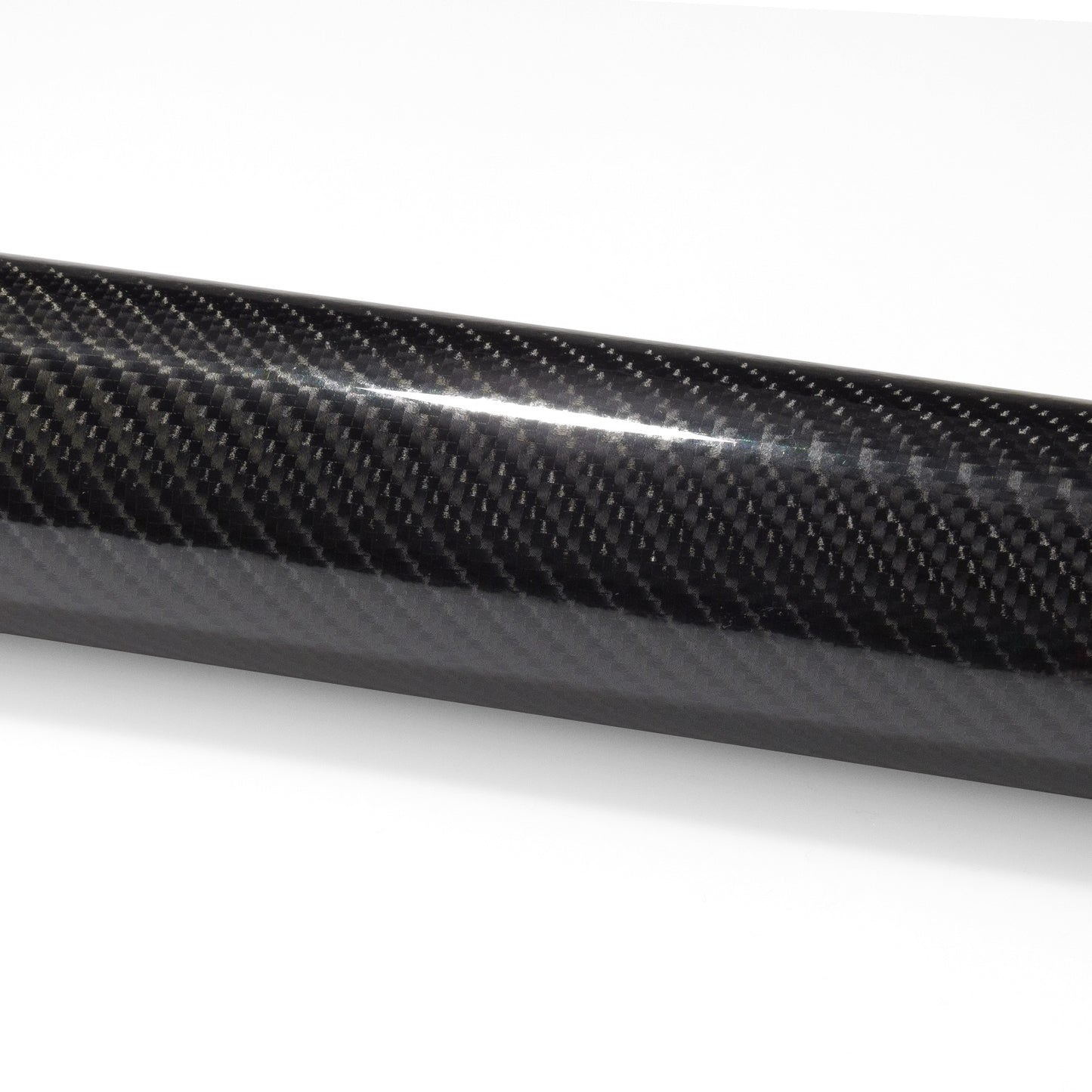 7D Carbon Fiber Low Tack Black Vinyl Wrap