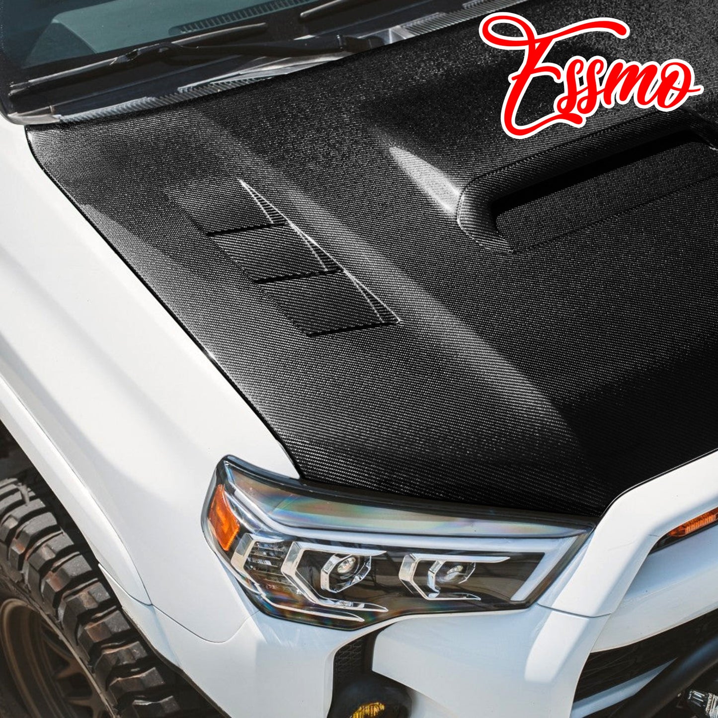 PET 7D Carbon Fiber Black Vinyl Wrap