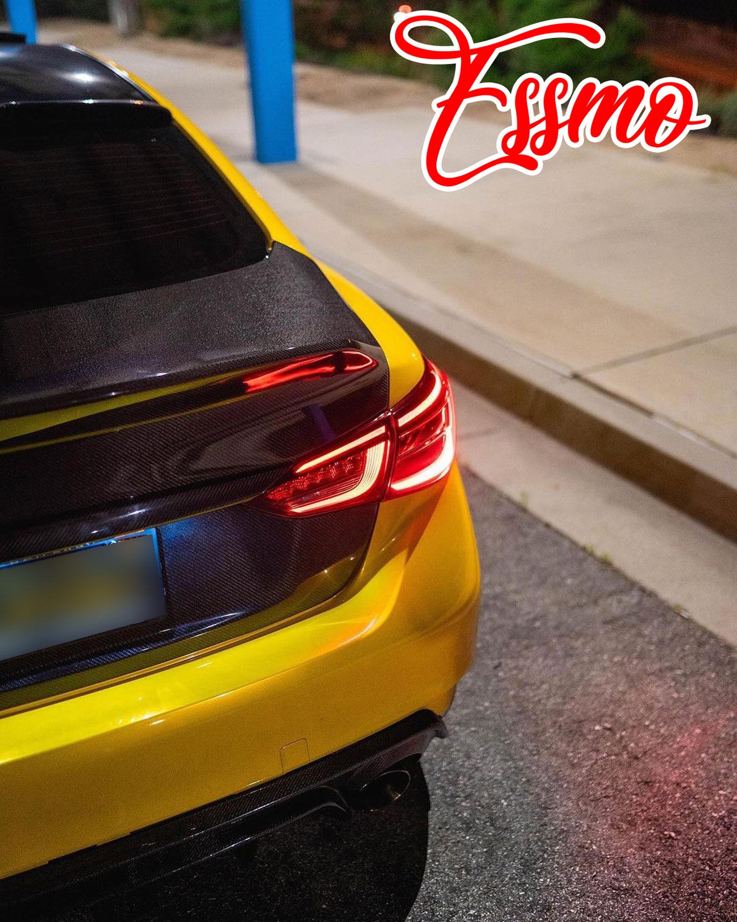 PET Super Gloss Metallic Cyber Yellow Vinyl Wrap