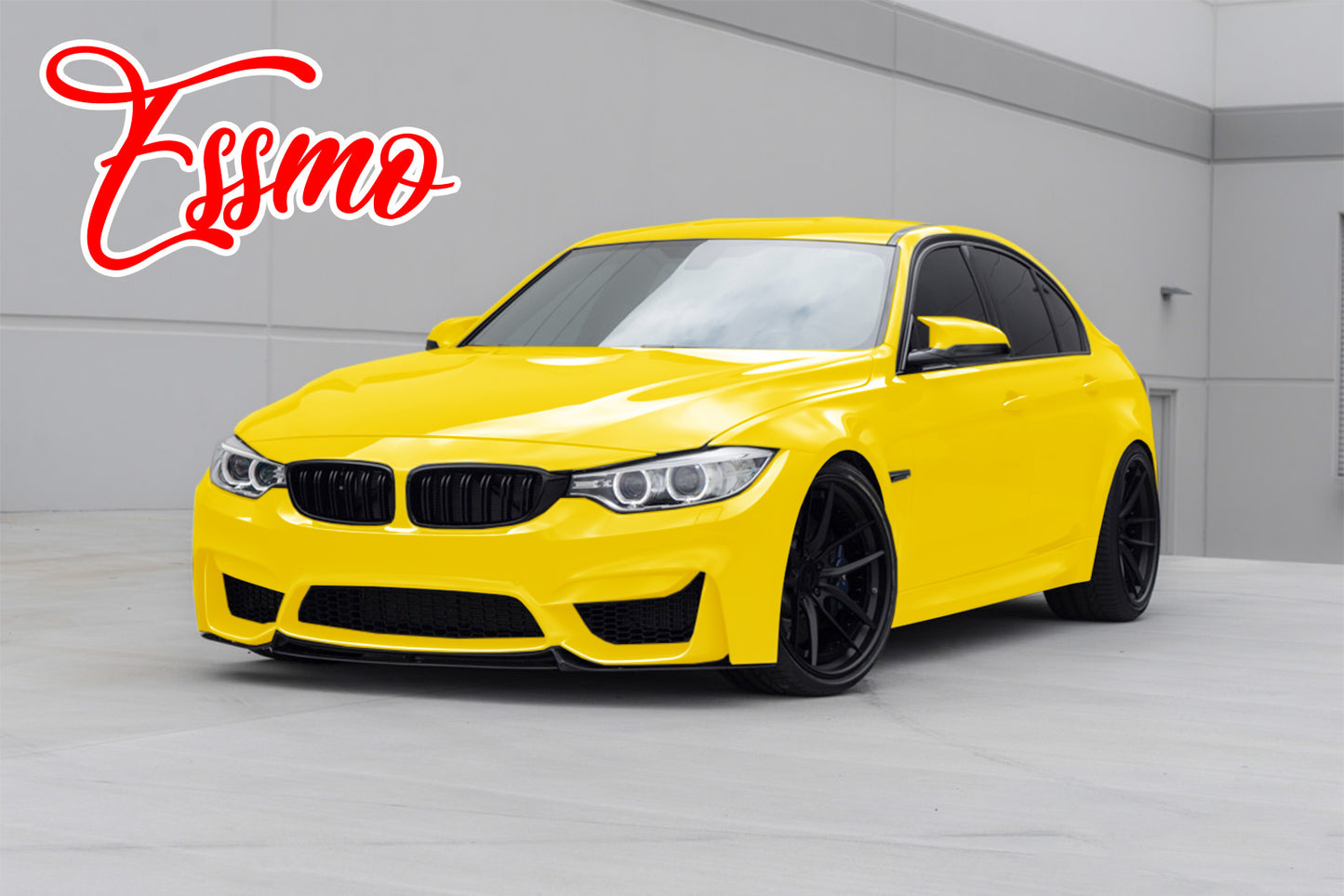 PET Super Gloss Lemon Yellow Vinyl Wrap