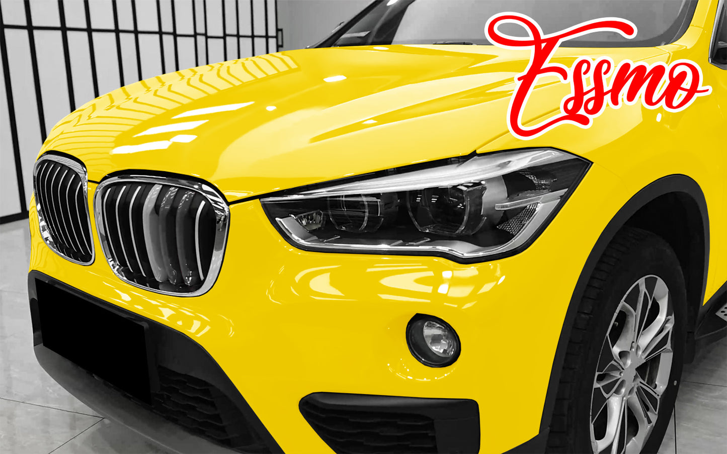 PET Super Gloss Lemon Yellow Vinyl Wrap