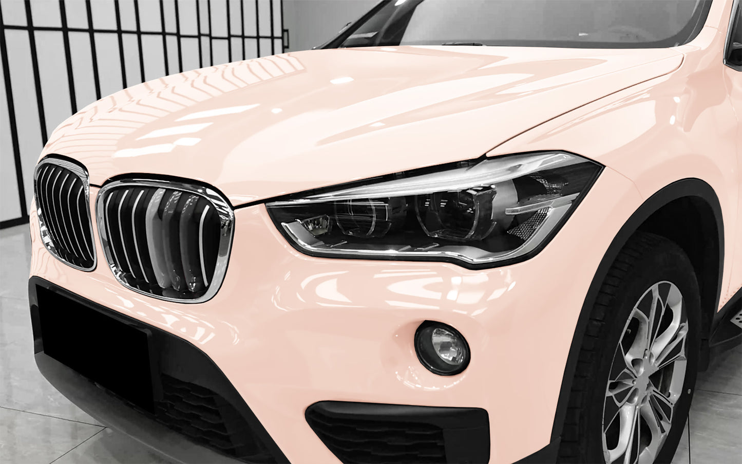 High Gloss Pale Pink Vinyl Wrap