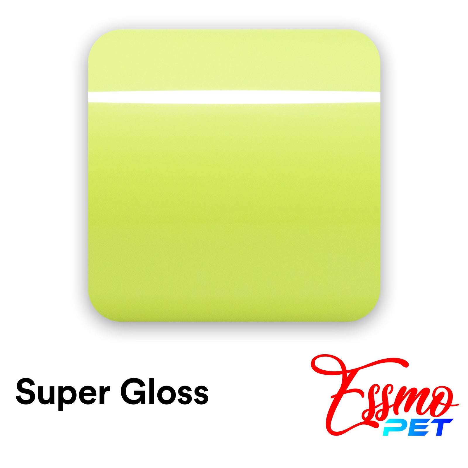 politiker Van samvittighed PET Super Gloss Acid Lime Vinyl Wrap – Essmovinyl