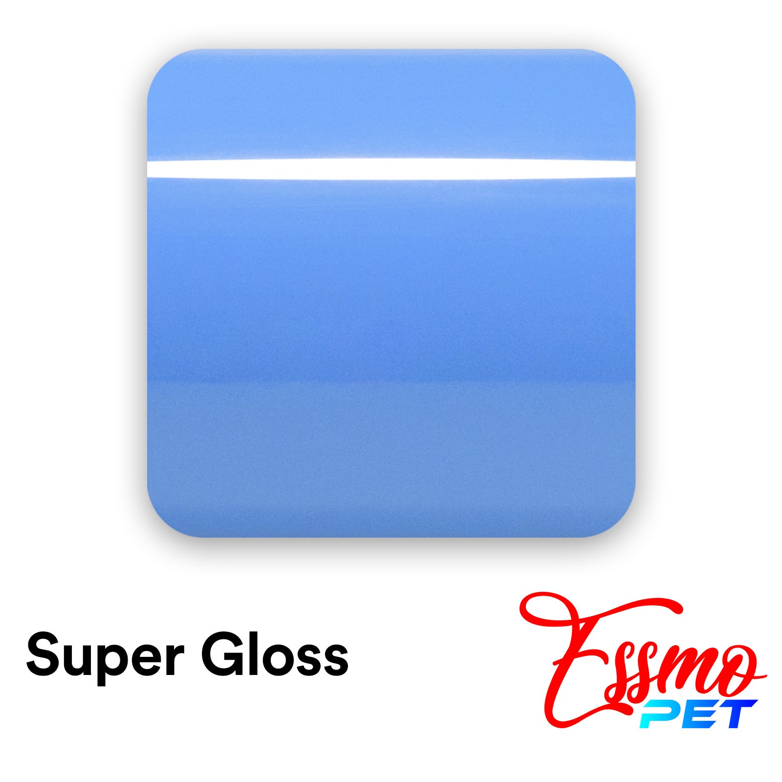 PET Super Gloss Marina Blue Vinyl Wrap – Essmovinyl