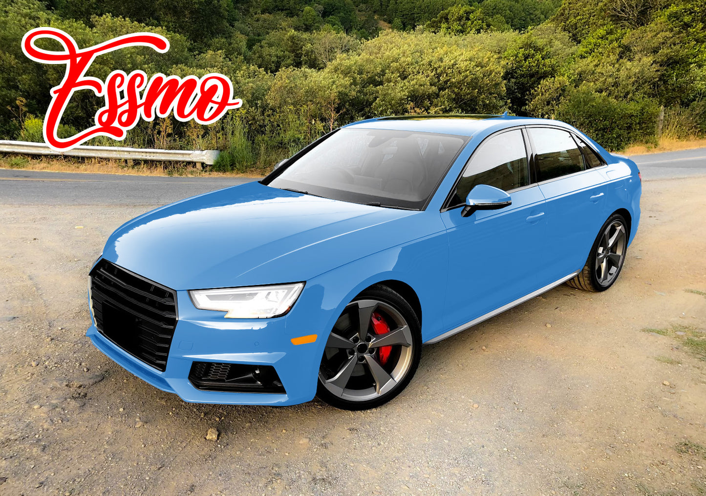 PET Super Gloss Marina Blue Vinyl Wrap