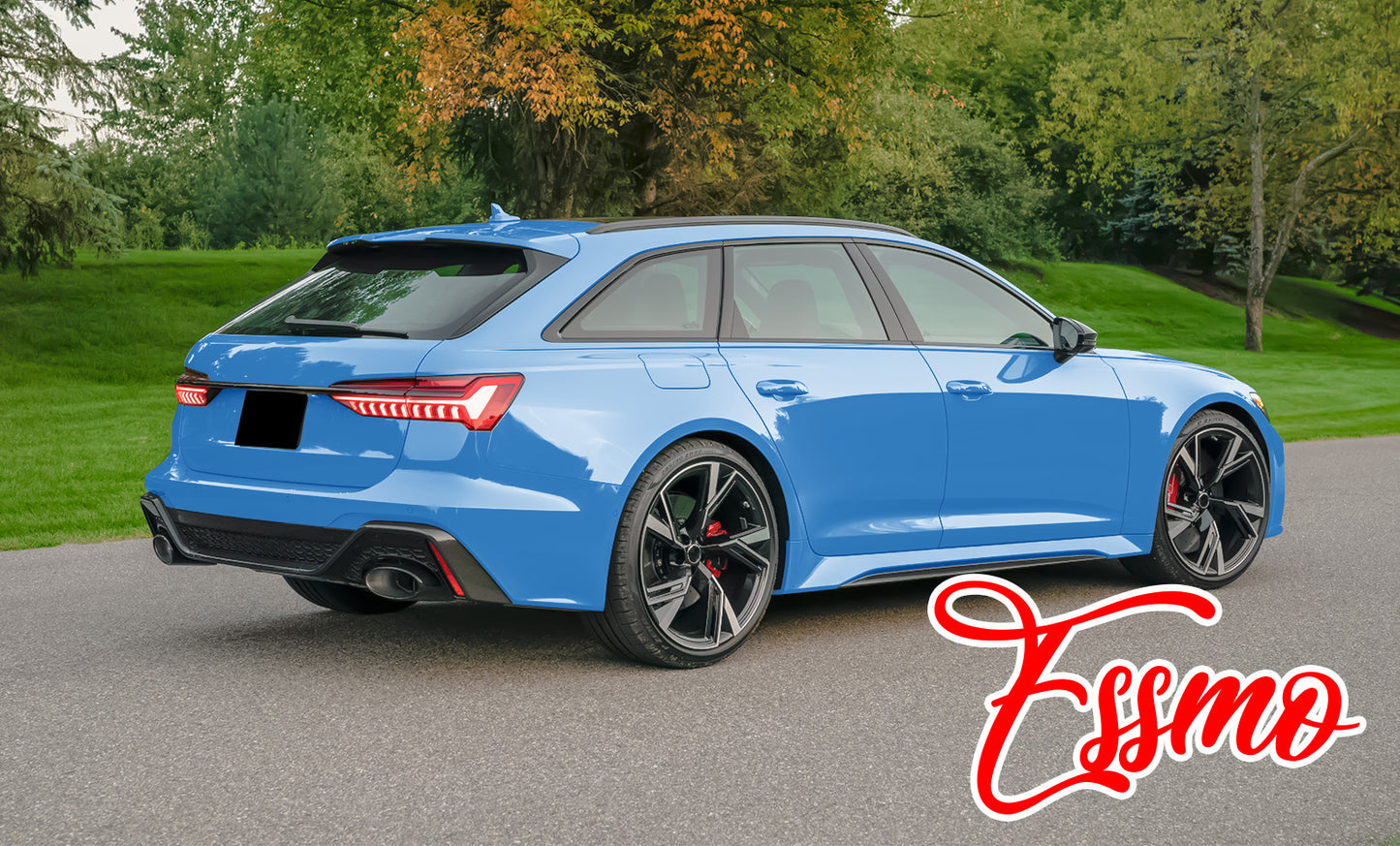 PET Super Gloss Marina Blue Vinyl Wrap