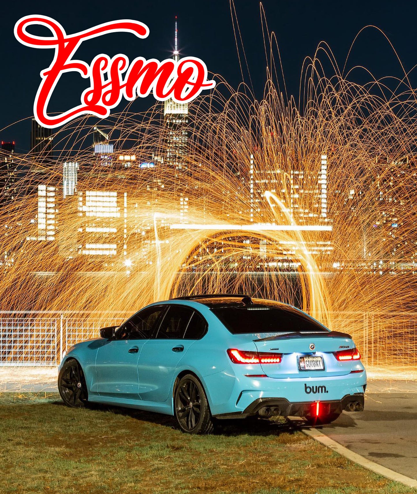 PET Super Gloss Baby Blue Vinyl Wrap
