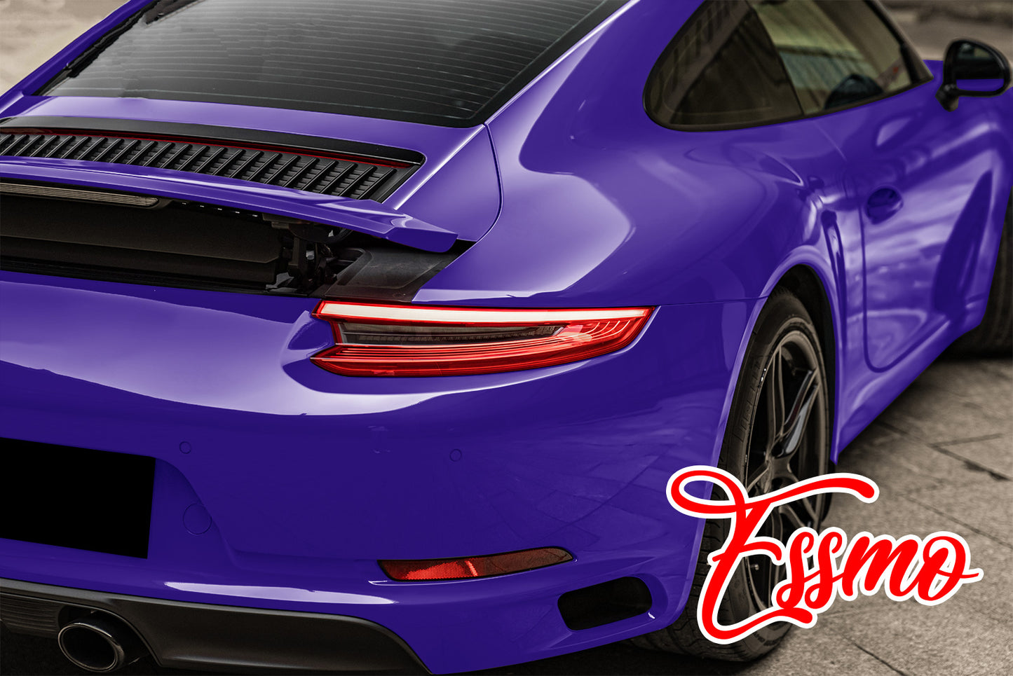 PET Super Gloss Purple Vinyl Wrap