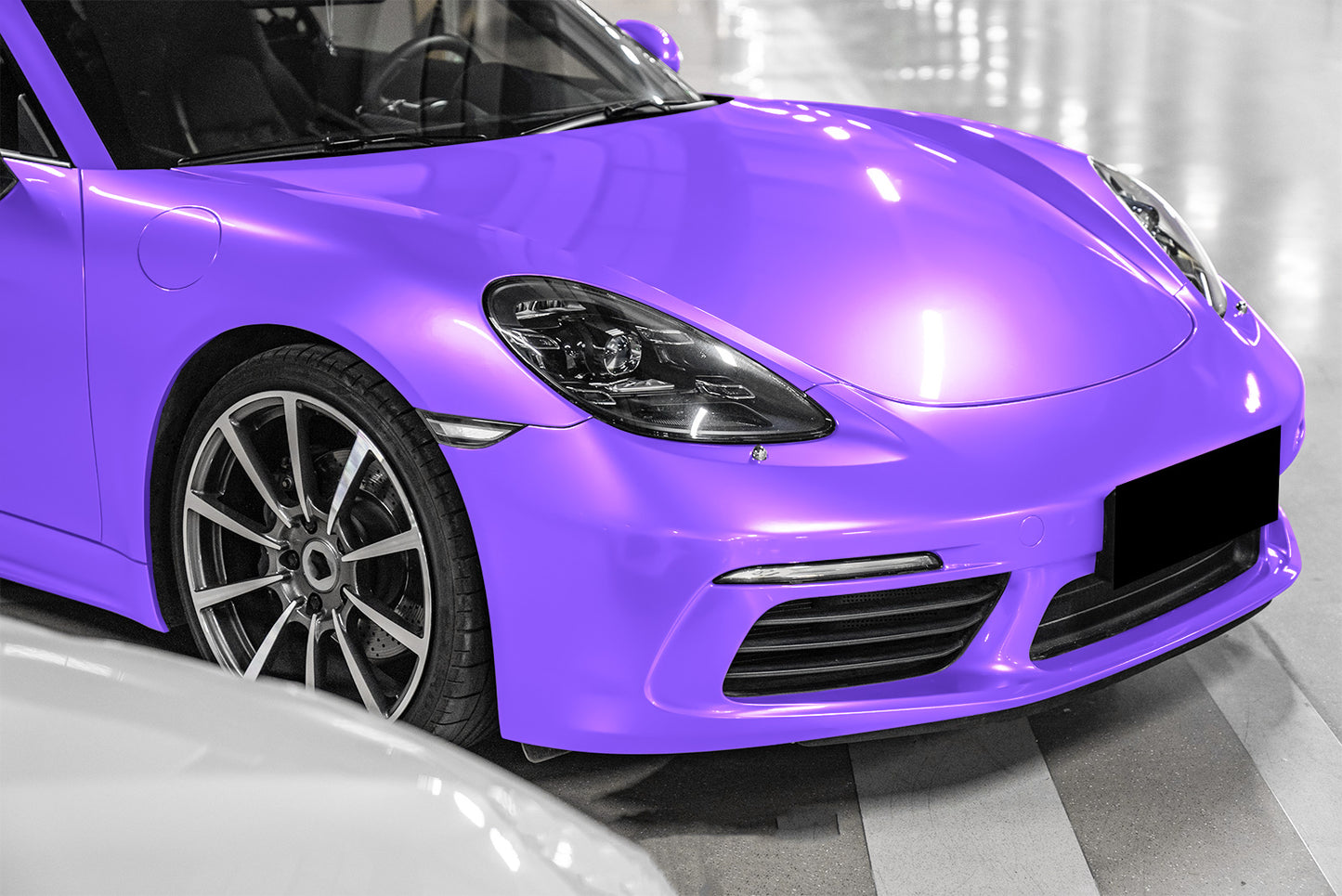 Super Gloss Metallic Violet Purple Vinyl Wrap