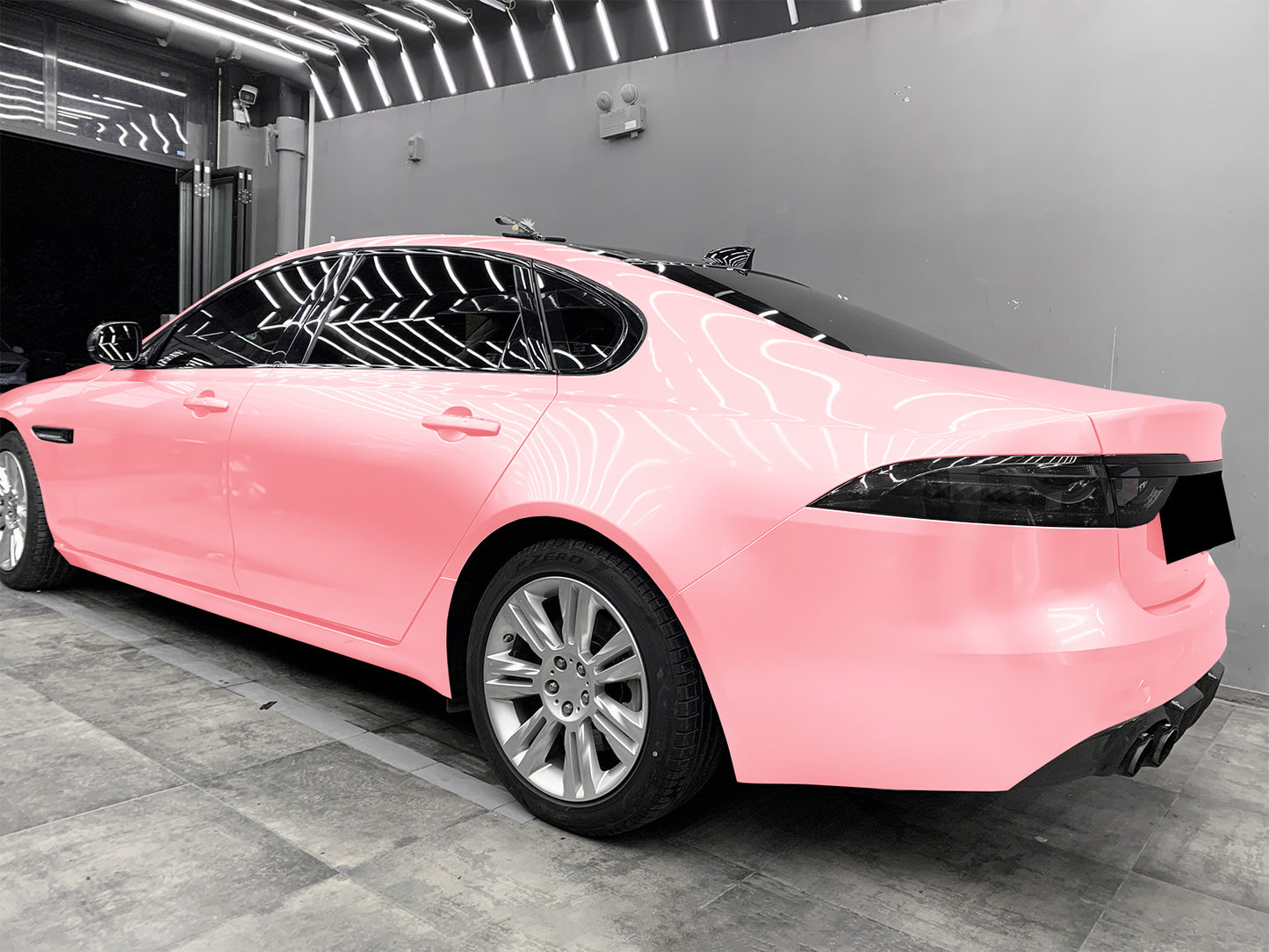 Super Gloss Metallic Cherry Blossom Pink Vinyl Wrap