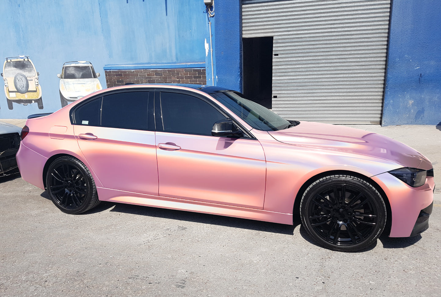 Laser Flip Gloss Pink Vinyl Wrap