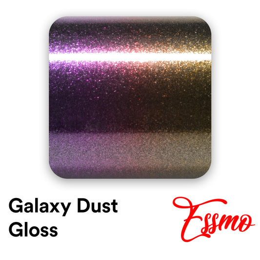 Galaxy Dust Gloss Phantom Purple Gold Vinyl Wrap