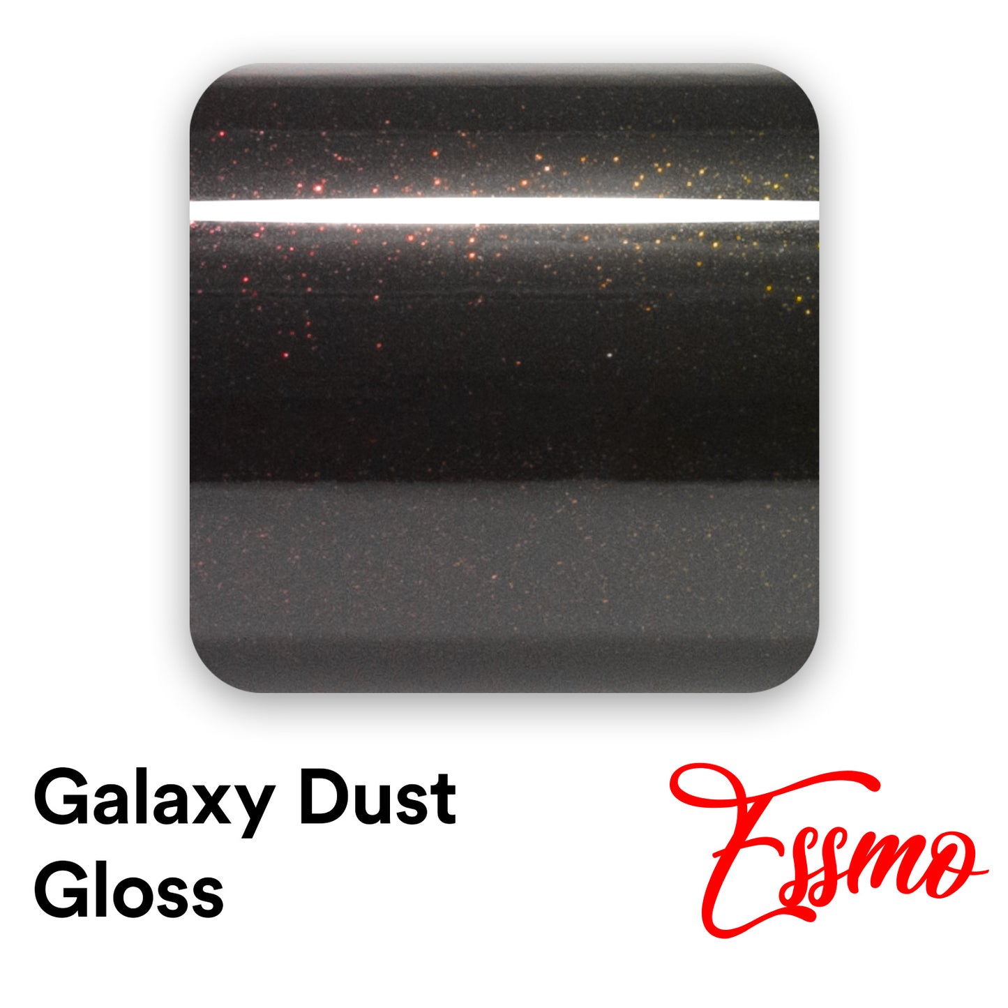 Galaxy Dust Gloss Phantom Rose Black Vinyl Wrap
