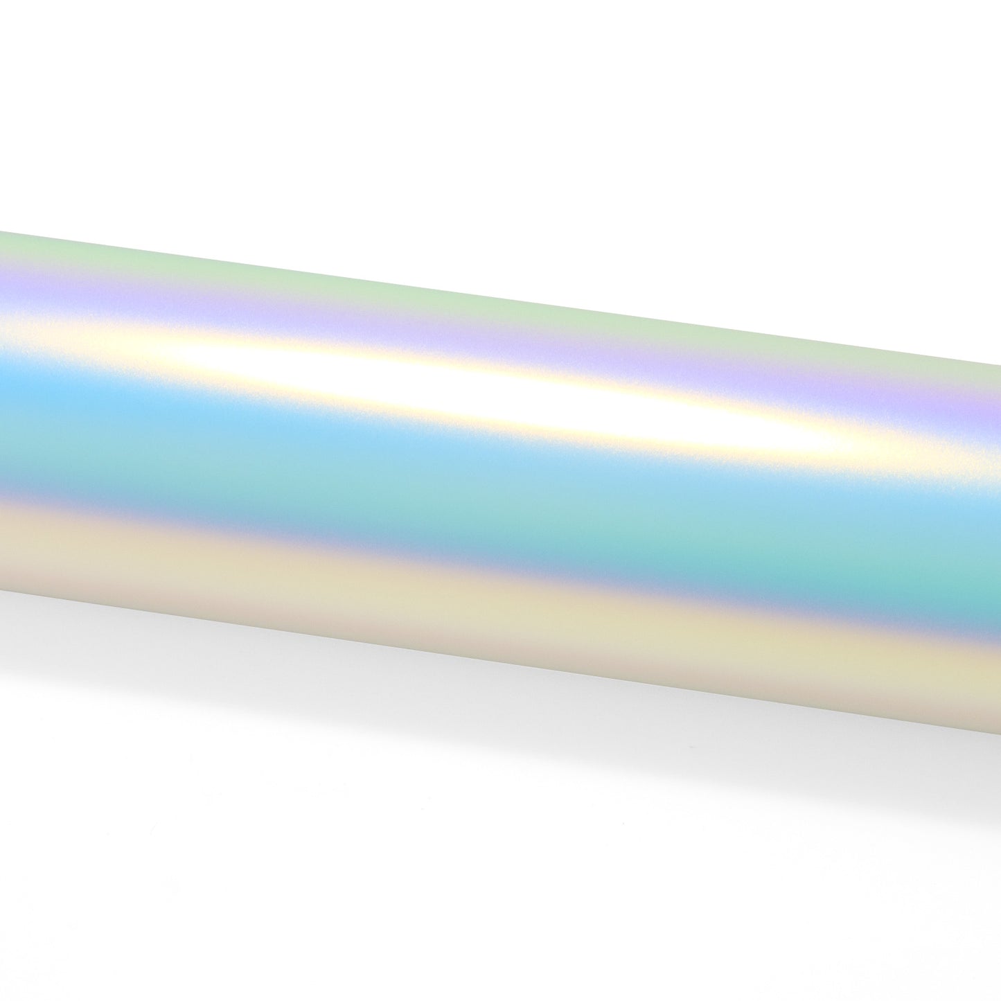 PET Neo Holographic Satin White Chrome Vinyl Wrap