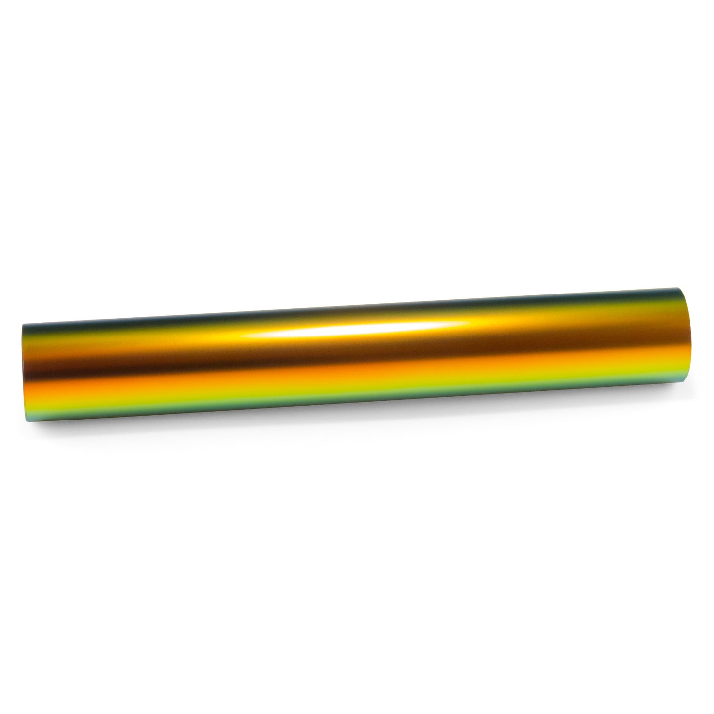 PET Neo Holographic Satin Orange Green Chrome Vinyl Wrap
