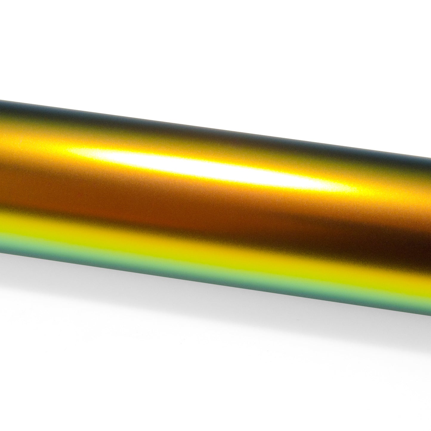 PET Neo Holographic Satin Orange Green Chrome Vinyl Wrap