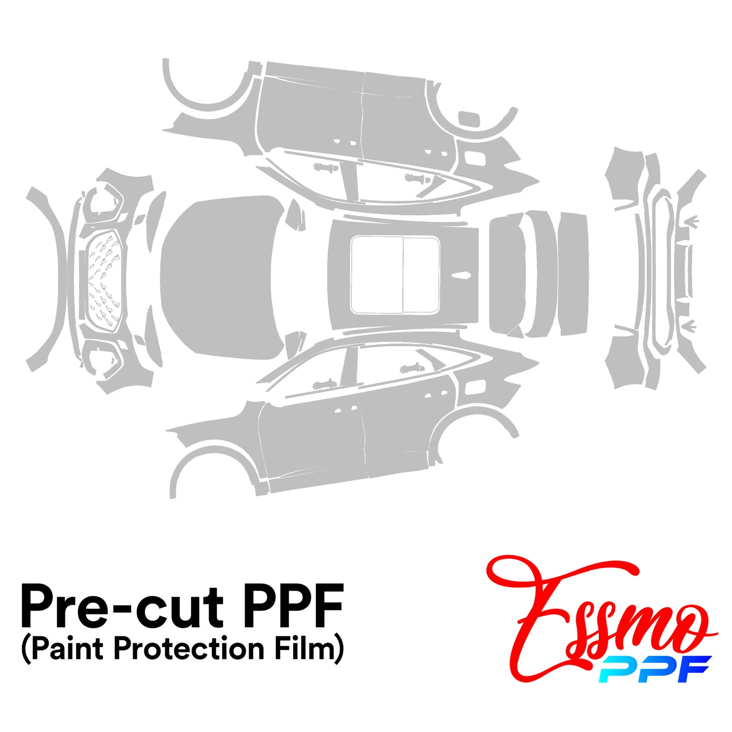 2025 Audi Q5 Sportback S-Line PPF Paint Protection Film Clear Pre Cut